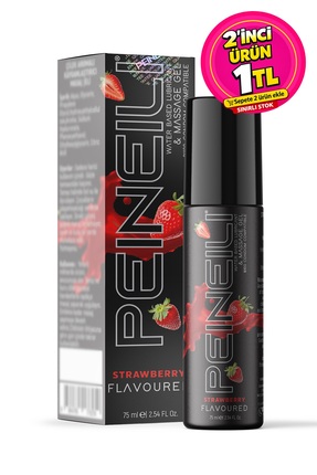 PEINEILI Çilekli Kayganlaştırıcı Jel Masaj Jeli Su Bazlı Strawberry Lubricant...