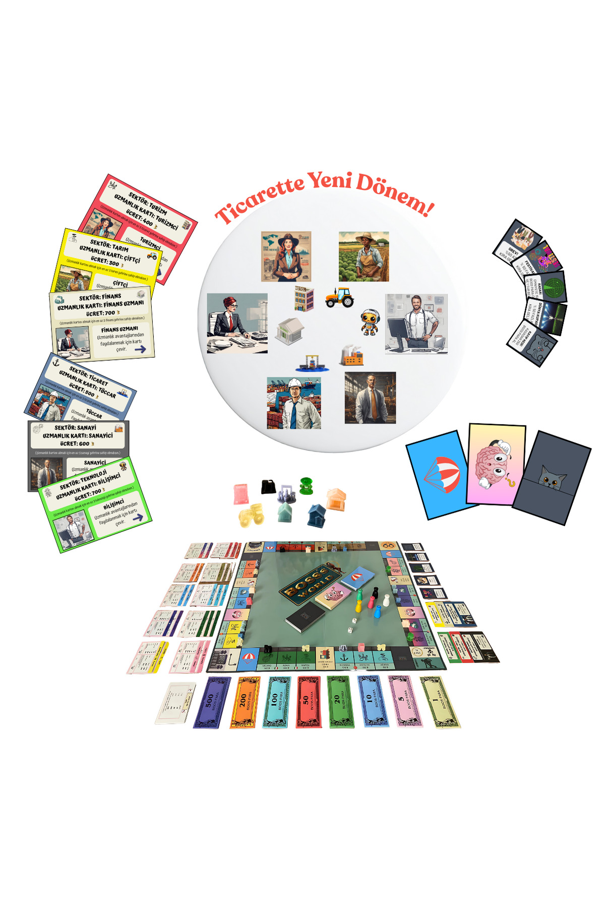 Game Boss's World Emlak Ticareti Oyunu | Tarım,Ticaret,Turizm,Sanayi,Finans,Teknoloji | Eğlence&Strateji fotoğrafı 3 (önizleme)
