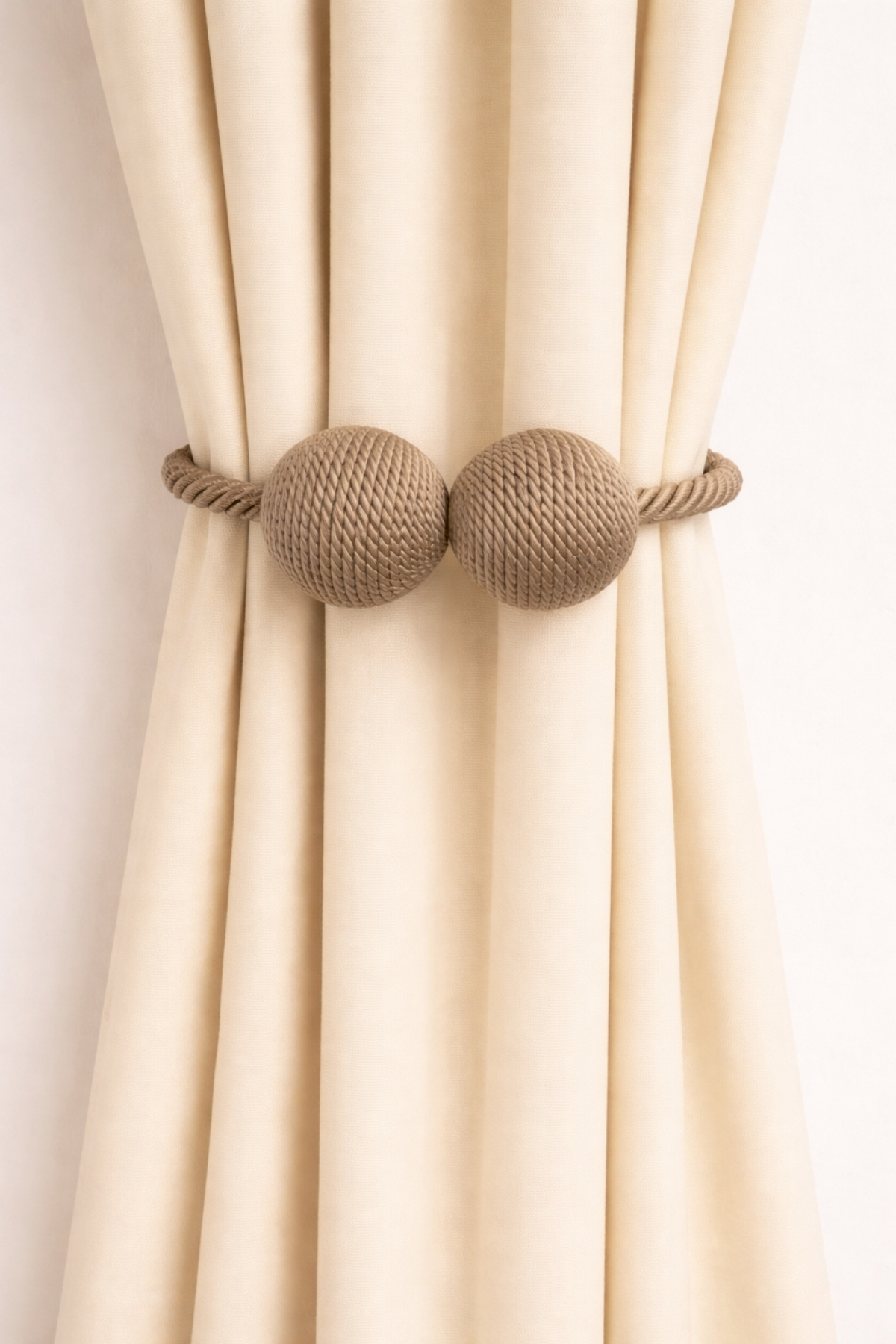 Magnetic Cord Wrap Tulle And Fund Curtain Collection Buckle - Mink