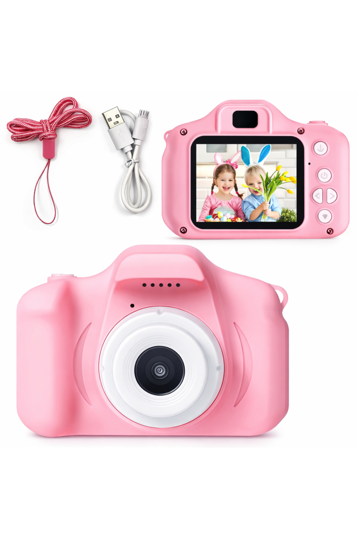 Kids Pink Mini Hd 1080p Digital Camera Cmr9 Pink