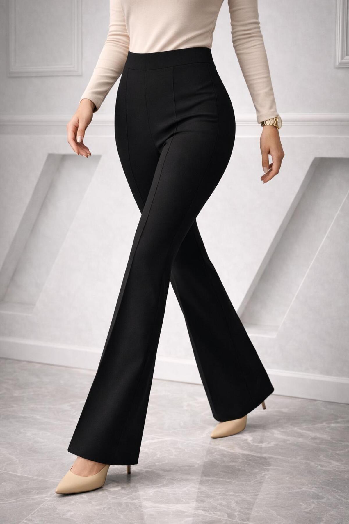 SMAC  TREND TOPARLAYICI ÖN ÜTÜ İZ DETAYLI TAYT PANTOLON - Görsel 7