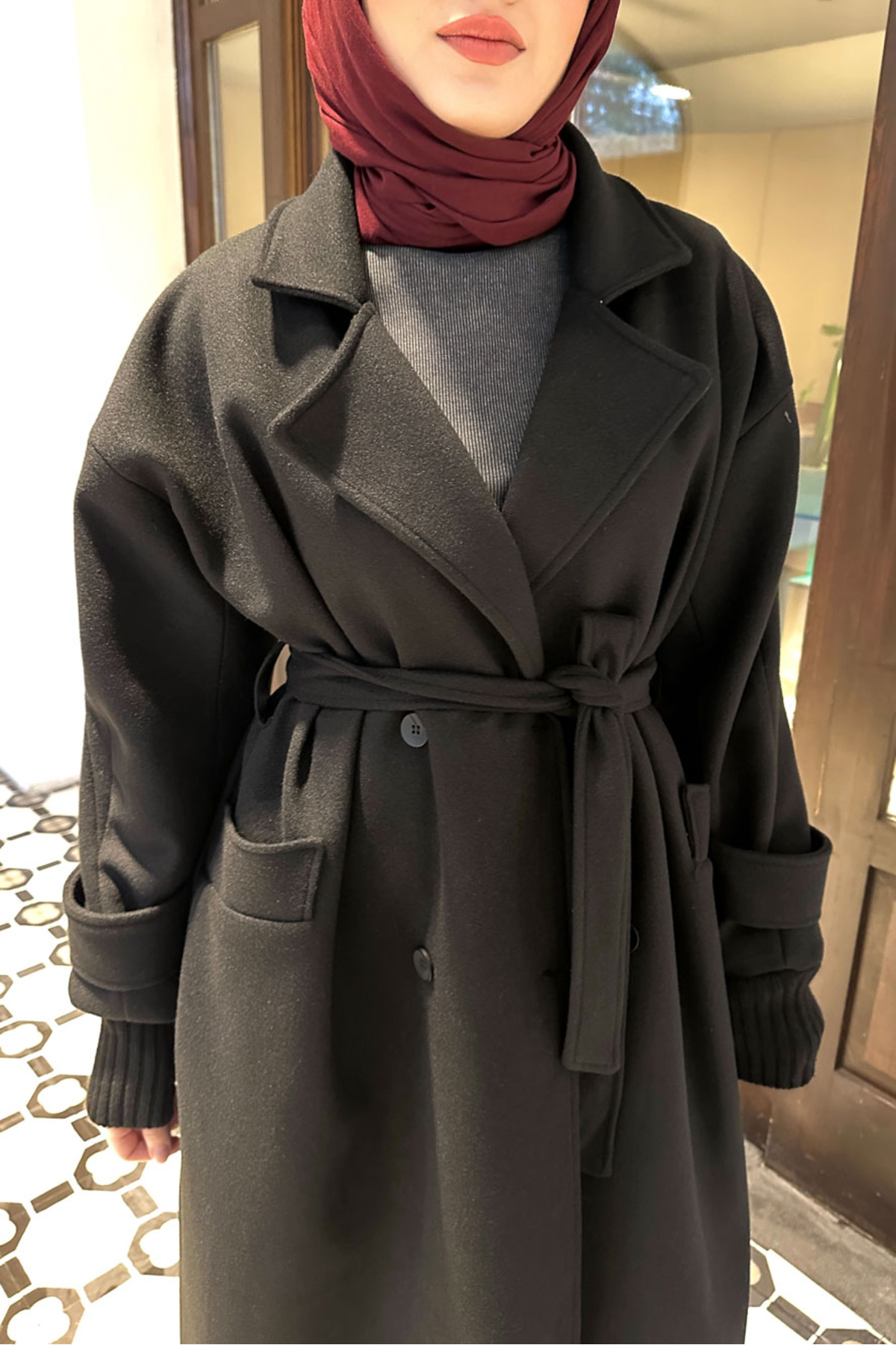 Ovn.  DualArm Kolu Triko Kaban - Siyah - Görsel 4