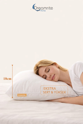 Dreamrite Home Extra Sert Ve Yüksek 50*70 Basic Silikon Baş Yastığı