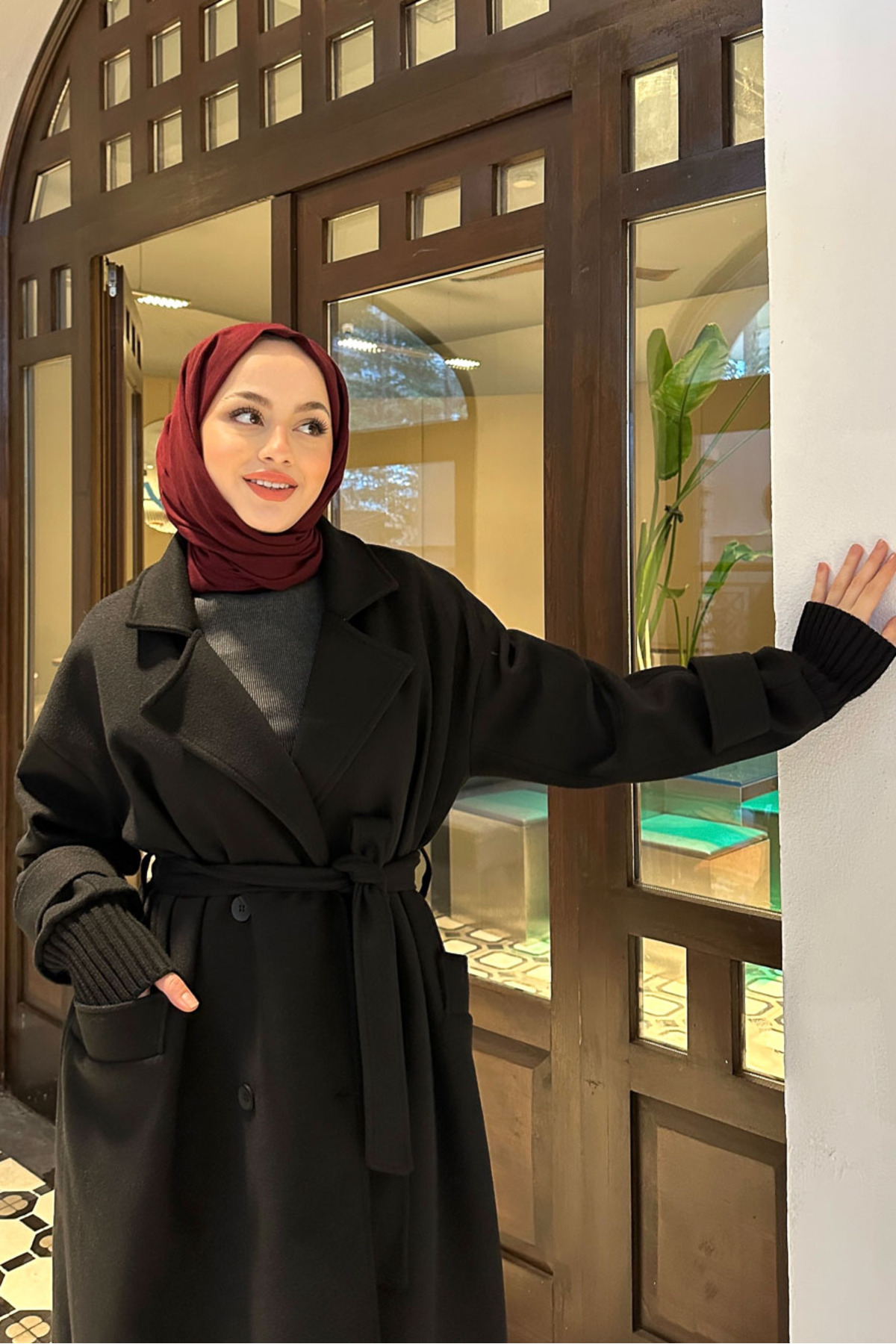 Ovn.  DualArm Kolu Triko Kaban - Siyah - Görsel 6