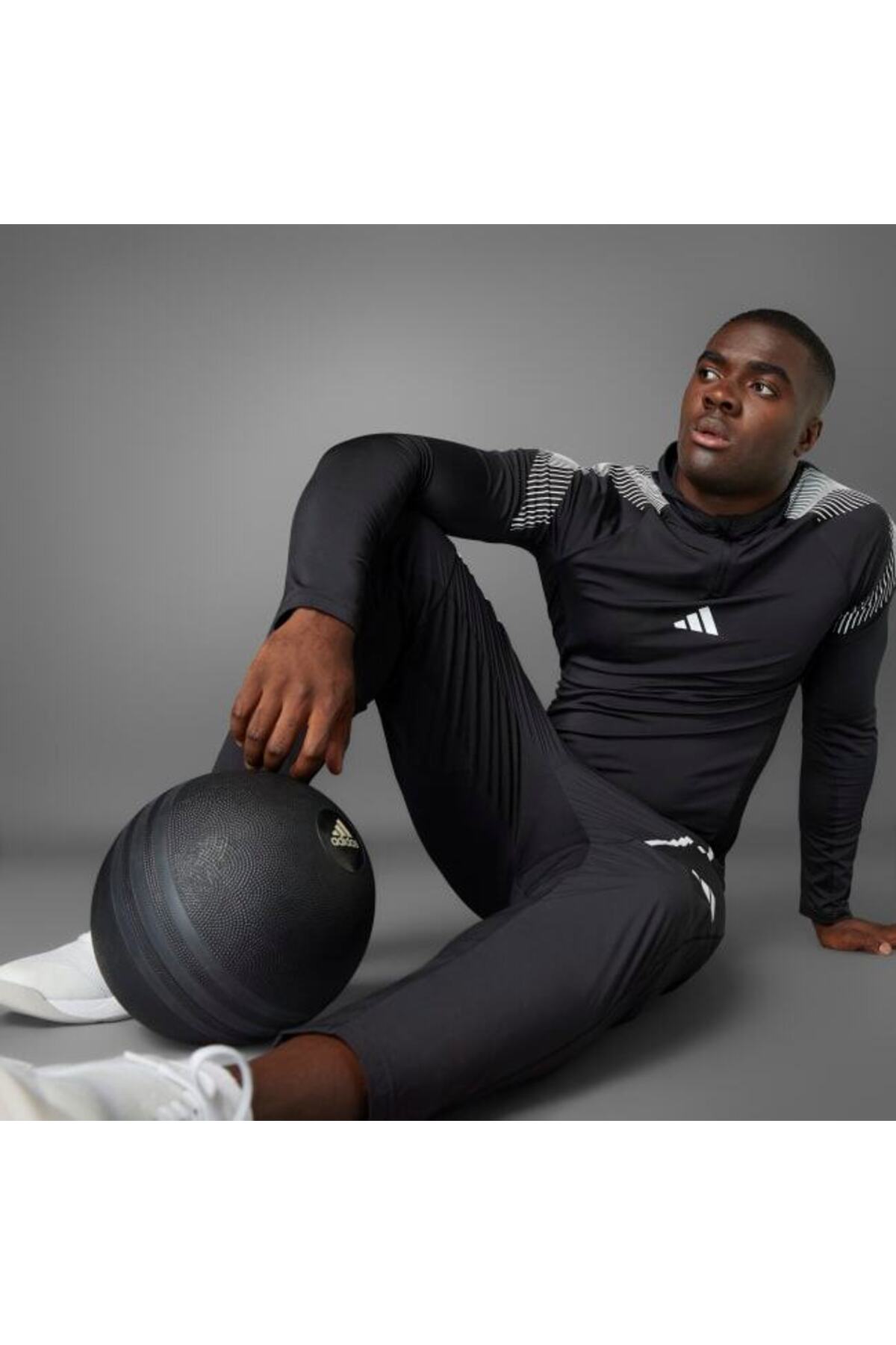 شلوار گرمکن ورزشی مردانه راسته | آدیداس adidas JI8224 - تصویر 8