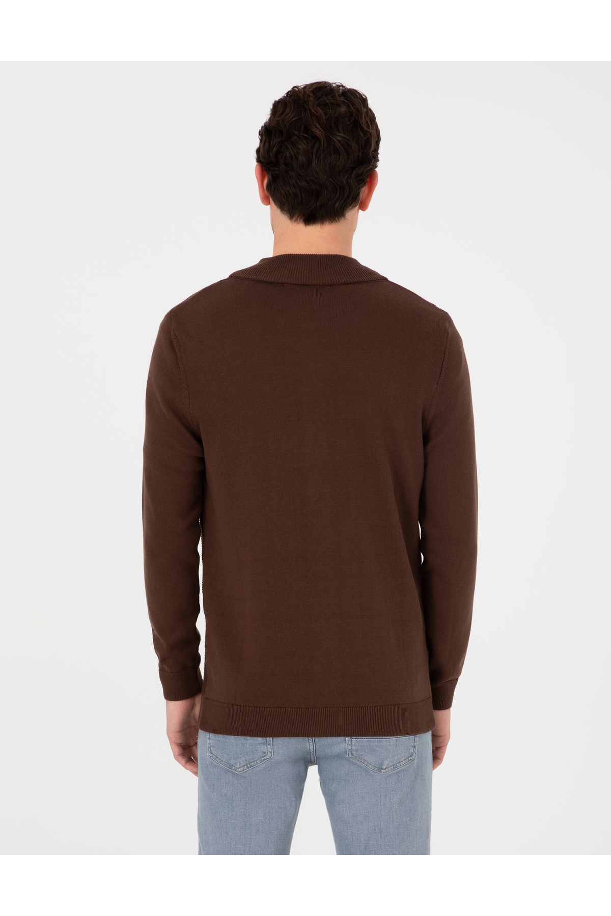 ژاکت کشی مردانه راسته آستین بلند | پیر کاردین Pierre Cardin 50317341 - تصویر 5