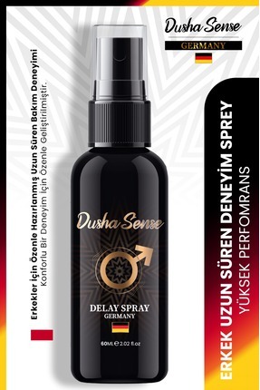Dusha Sense Premium Erkek Kontrol Sprey 60 ml - Gizli Gönderim