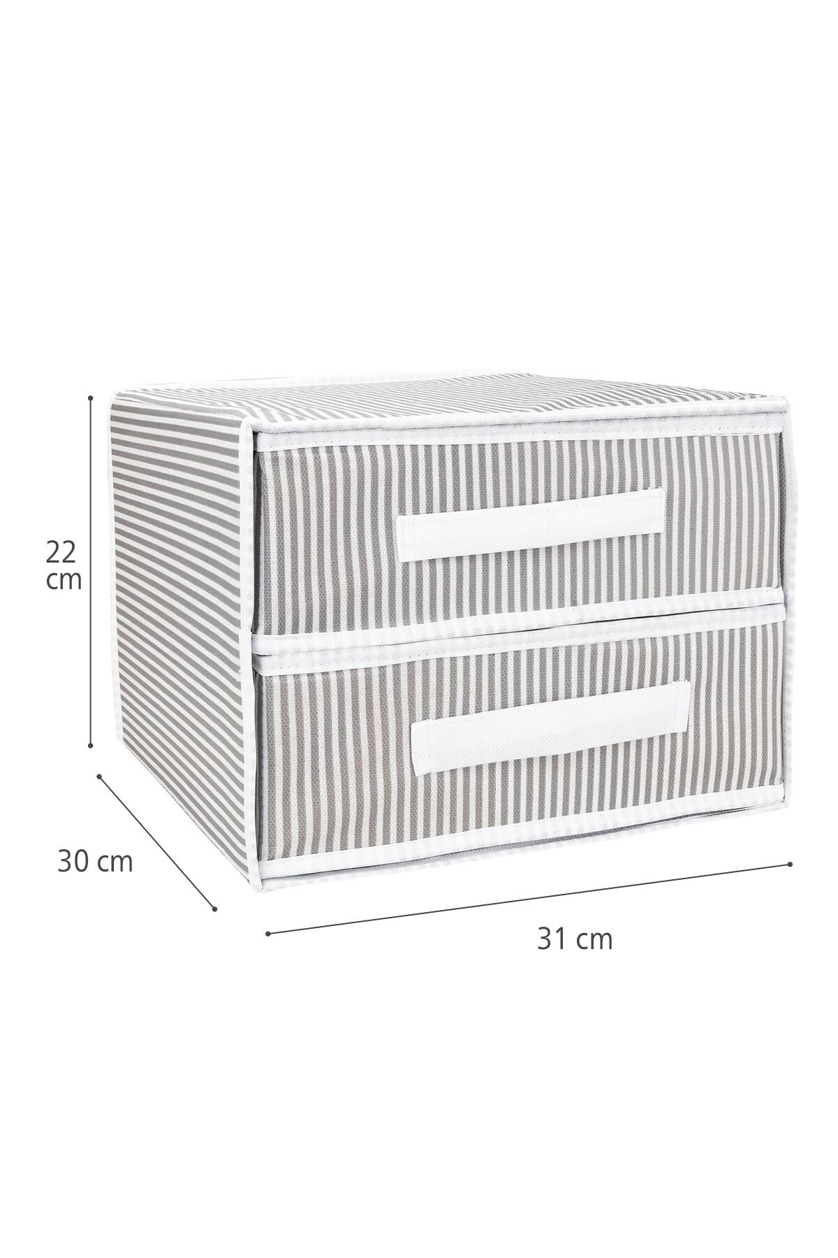 ALAS İki Bölmeli Çekmeceli Organizer-çok Amaçlı Çekmece-çorap&iç Çamaşır, Bebek Eşyaları Vb. Organizeri fotoğrafı 2 (önizleme)