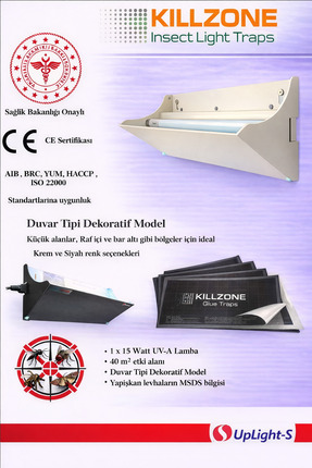Killzone upLight-S Sinek Tuzağı- Sinek Yakalama Cihazı – Dekoratif Krem rengi...