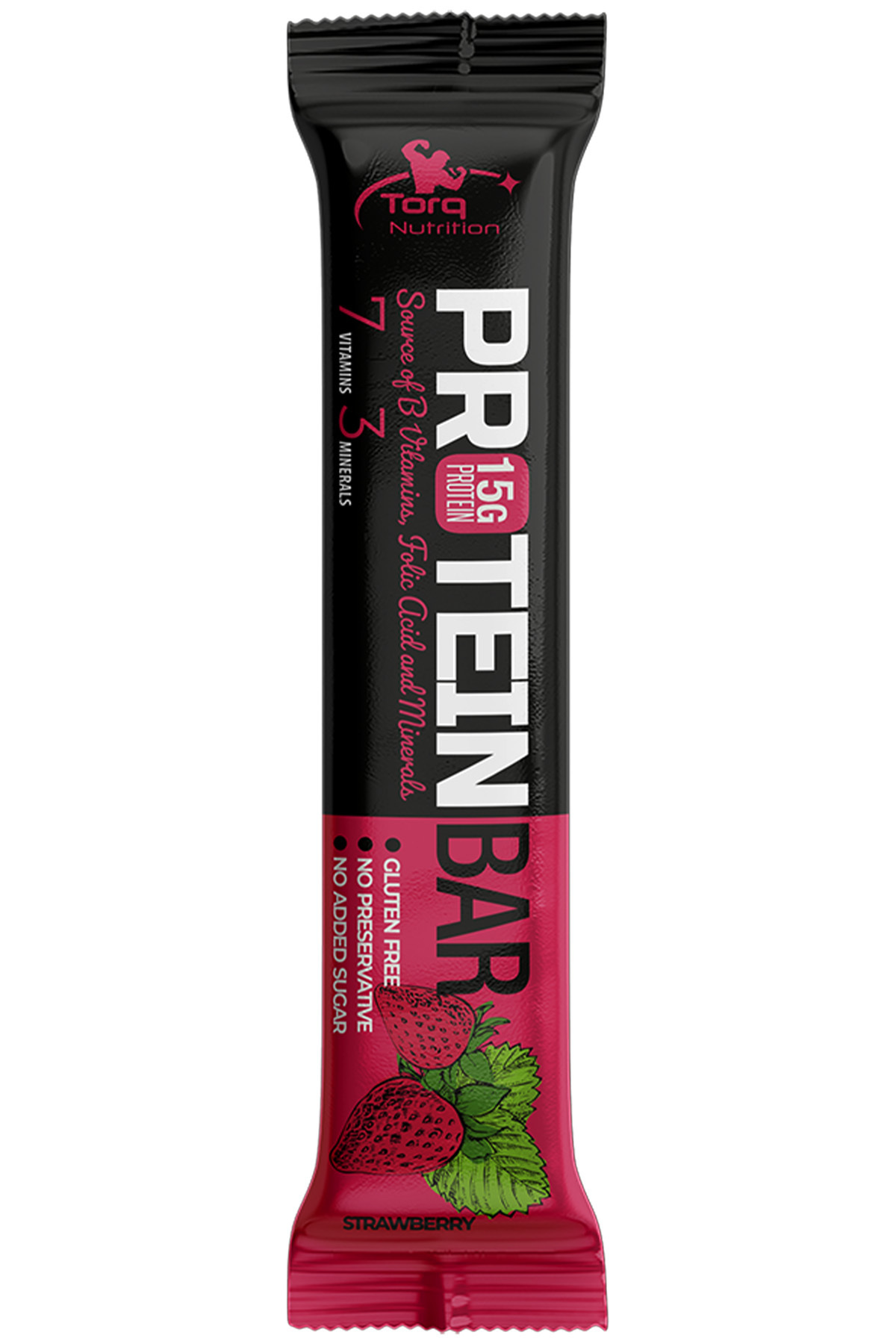 Torq Nutrition Protein Bar Çilek 50 gr (1 ADET) - Fiyatı, Yorumları
