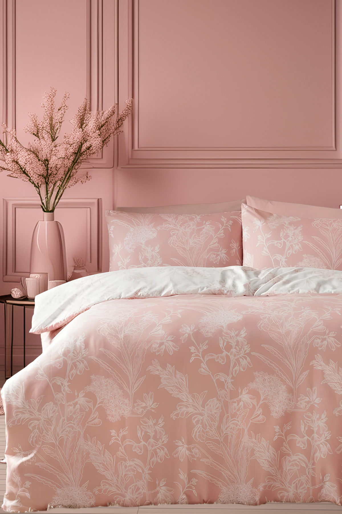 Always Простирадло з гумкою Двосторонній двоспальний комплект постільної біли...