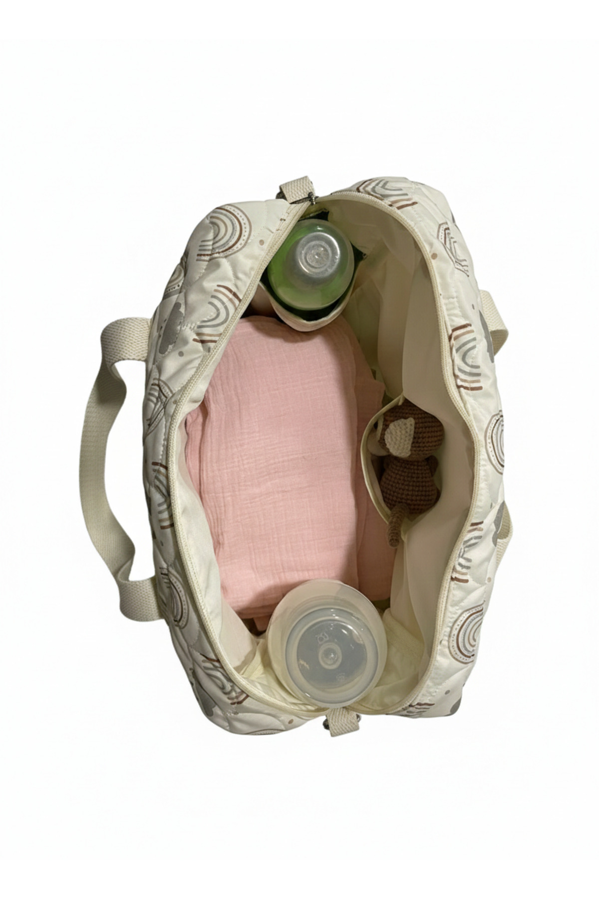 Modakids Anne Bebek Bakım Çantası Kapitone Su Geçirmez Bebek Arabası Organizer Düzenleyici Stroller Bag fotoğrafı 4 (önizleme)