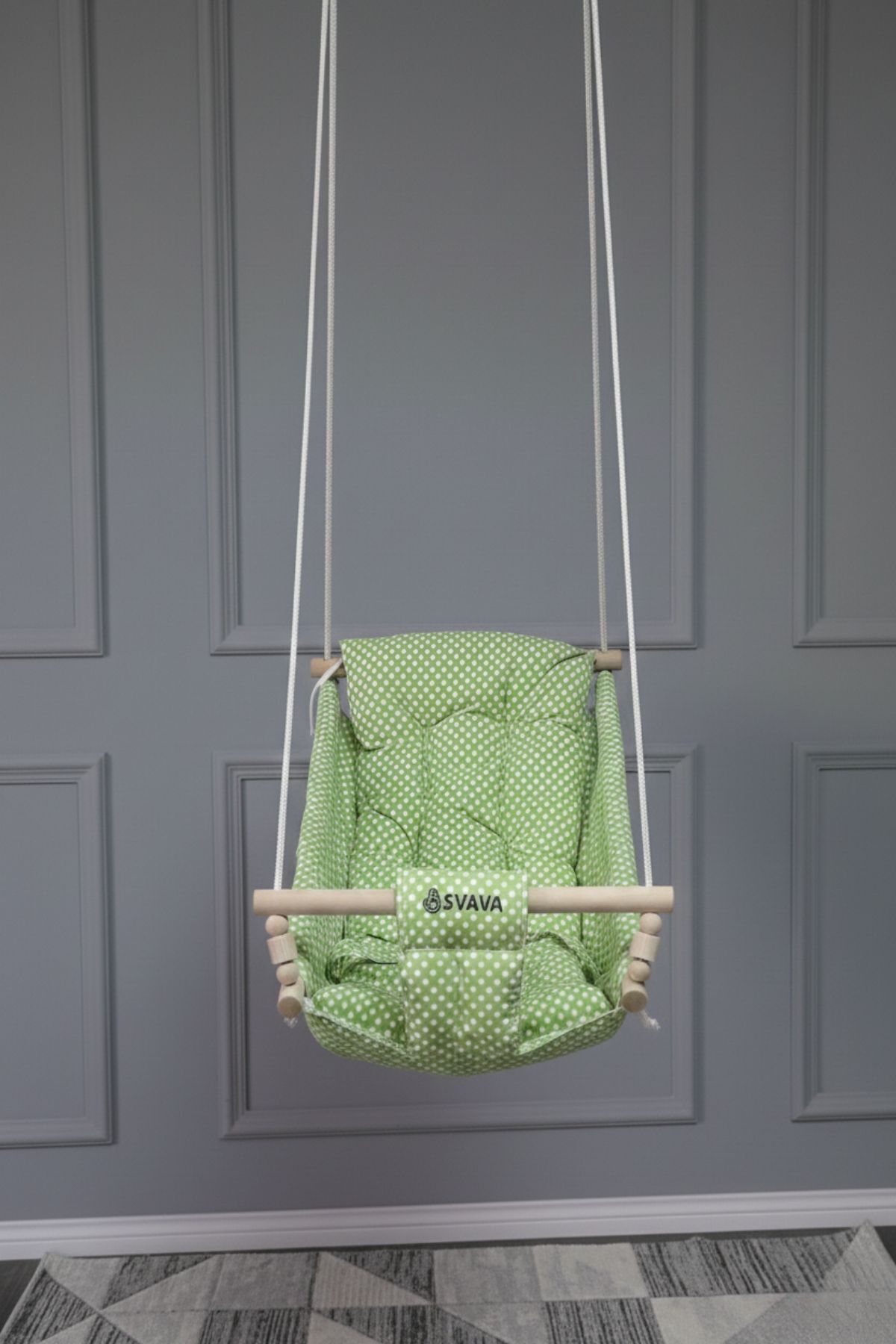 Svava Rüya Ahşap Bebek Hamak Ev Tipi Tavan Salıncak fotoğrafı 2 (önizleme)