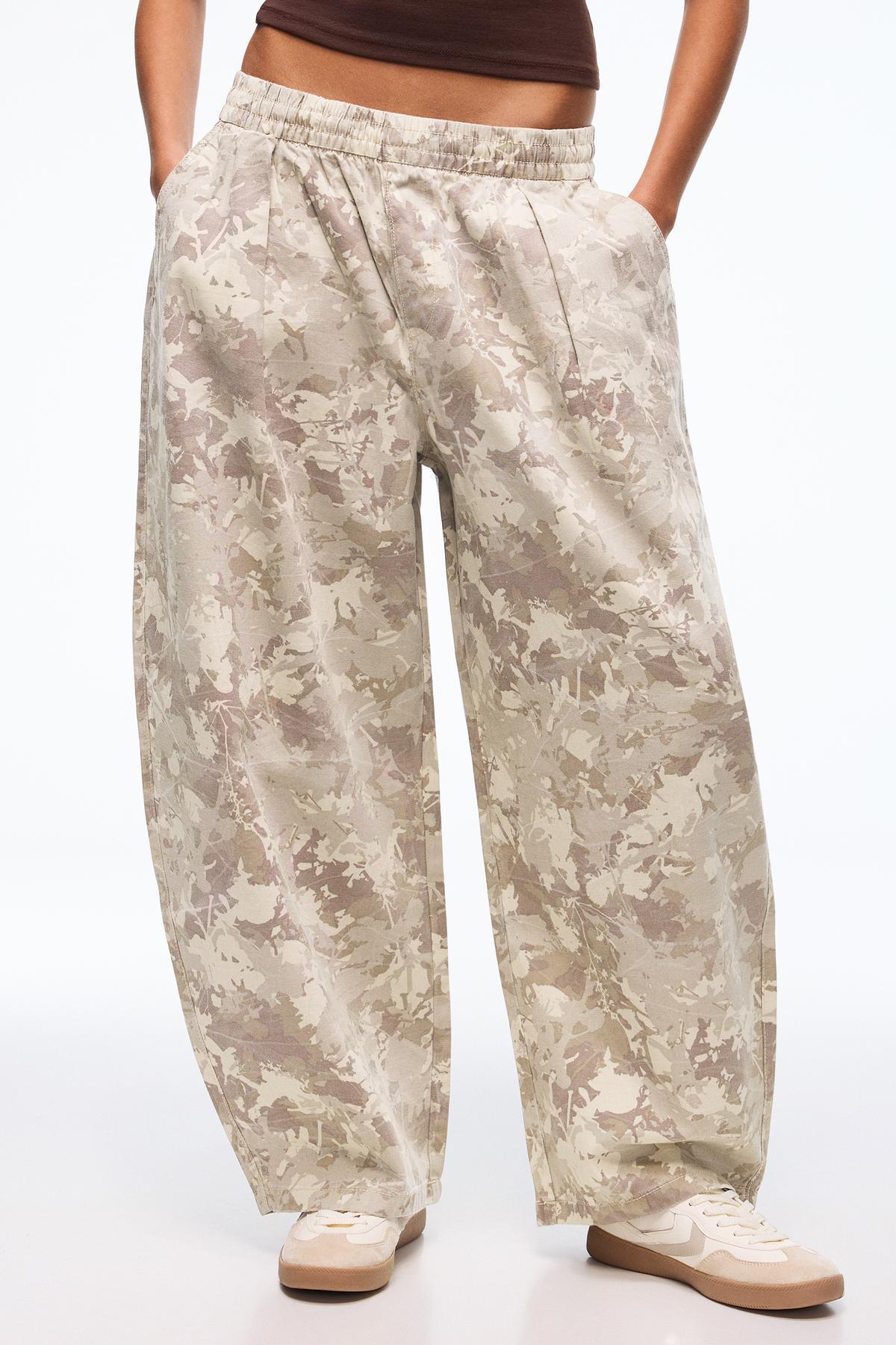 Bershka  Balon baskılı pantolon - Görsel 4