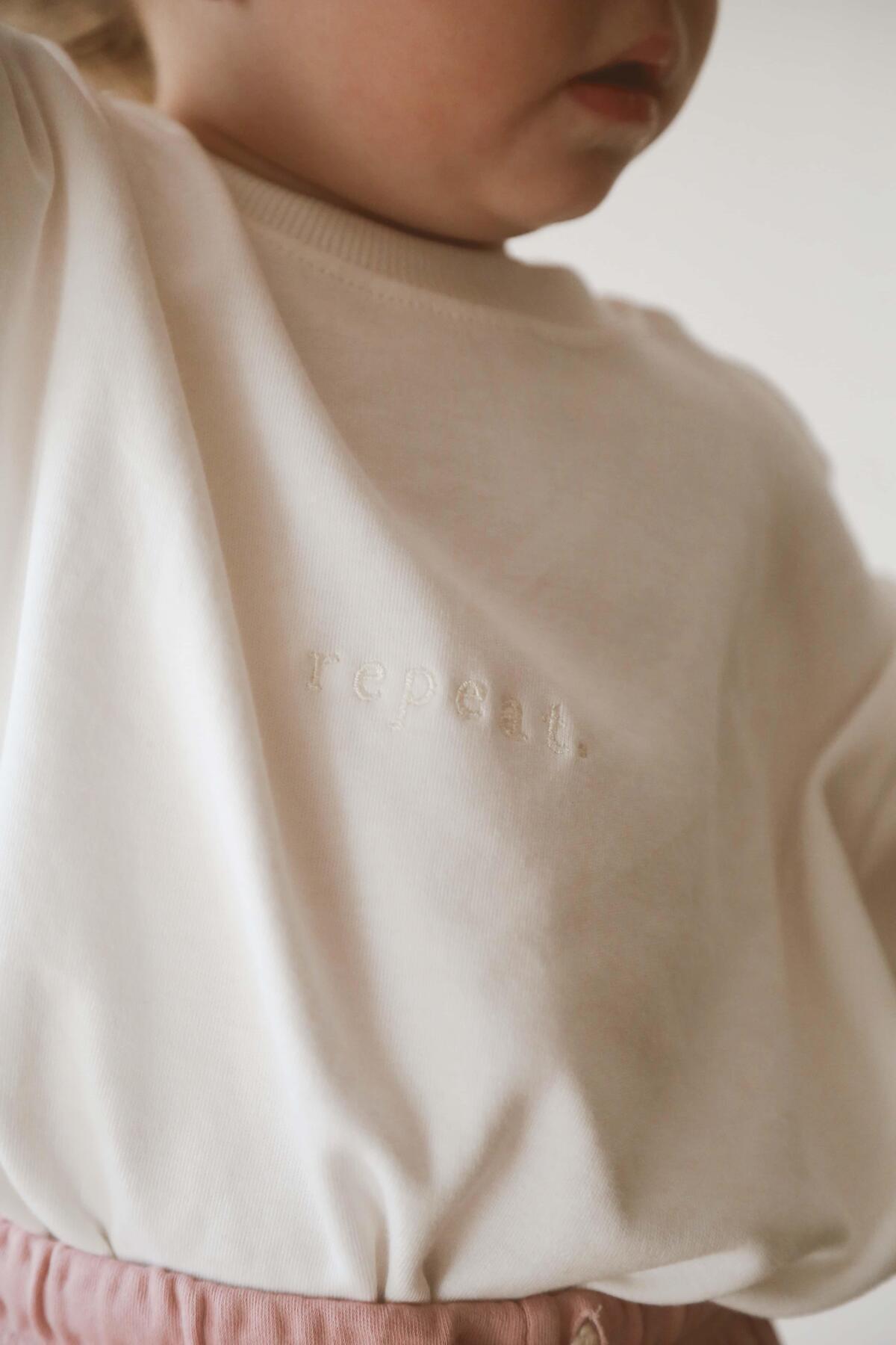 Oh La La Koala For Little Ones Beyaz Bisiklet Yaka Oversize T-shirt Bebek - Çocuk fotoğrafı 6 (önizleme)