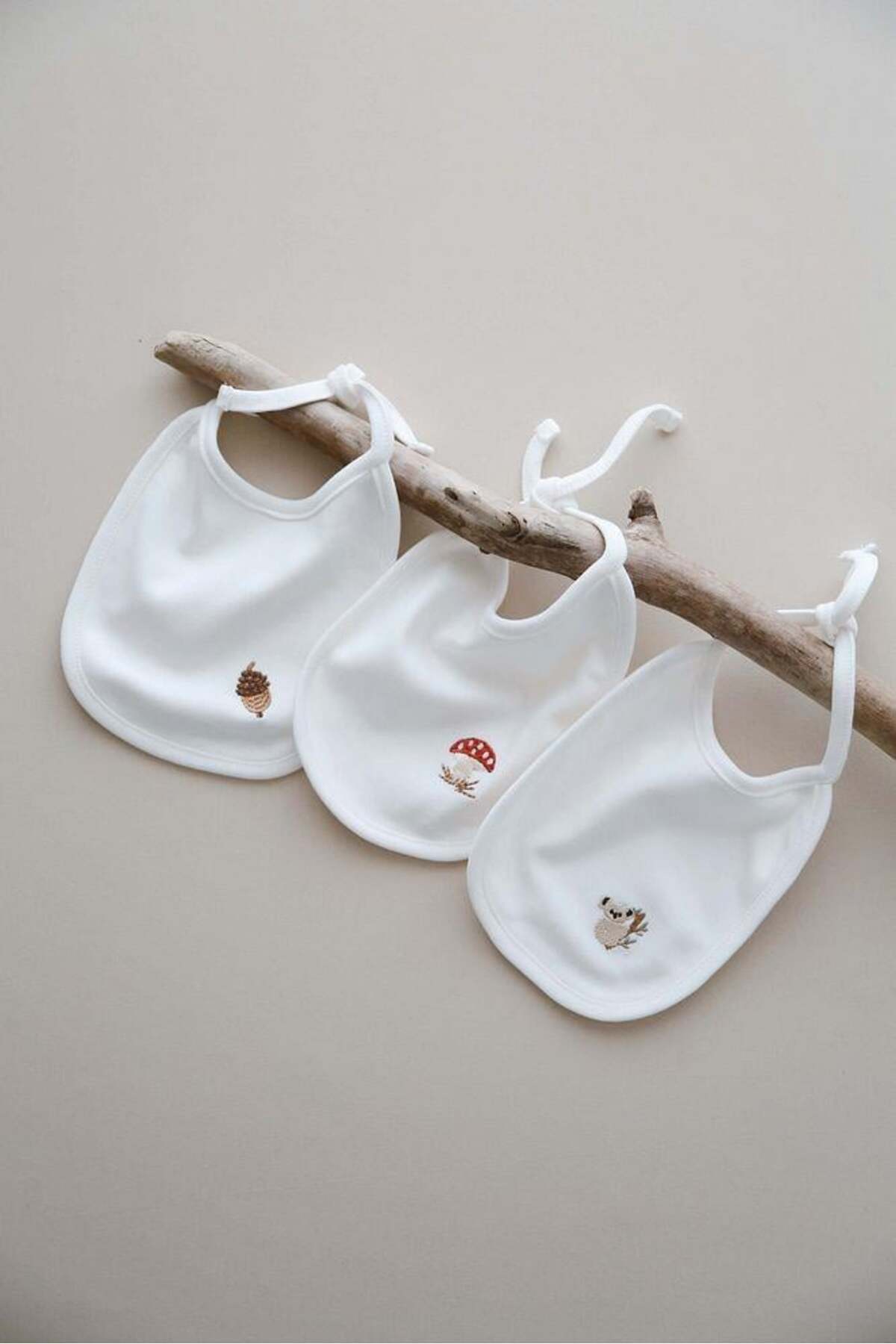 OhlalaKoala 3lü Biyeli Bebek Önlüğü 0-3 Ay Model 1 fotoğrafı 6 (önizleme)