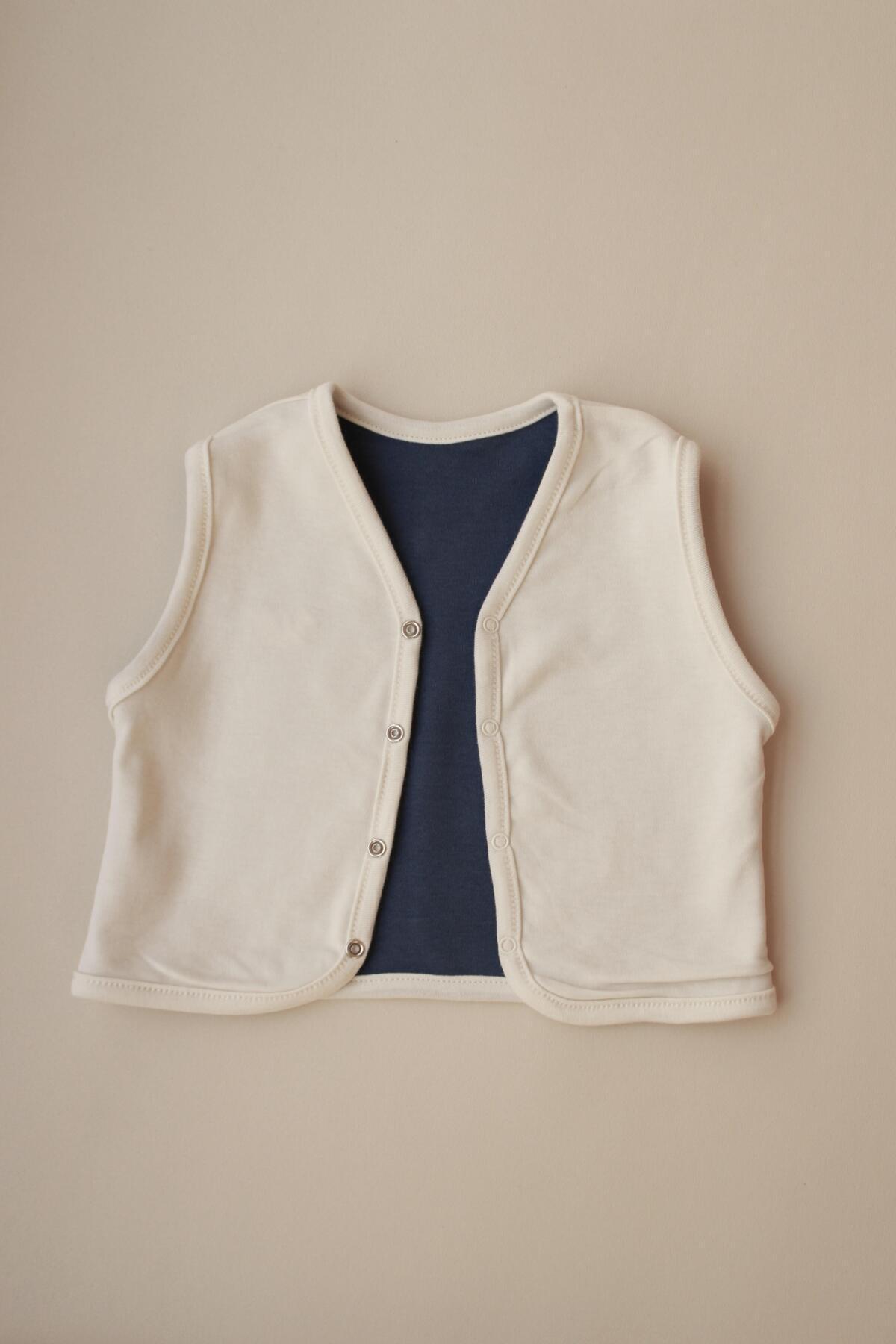 Oh La La Koala For Little Ones Yengeç Nakışlı Çift Taraflı Yelek fotoğrafı 5 (önizleme)