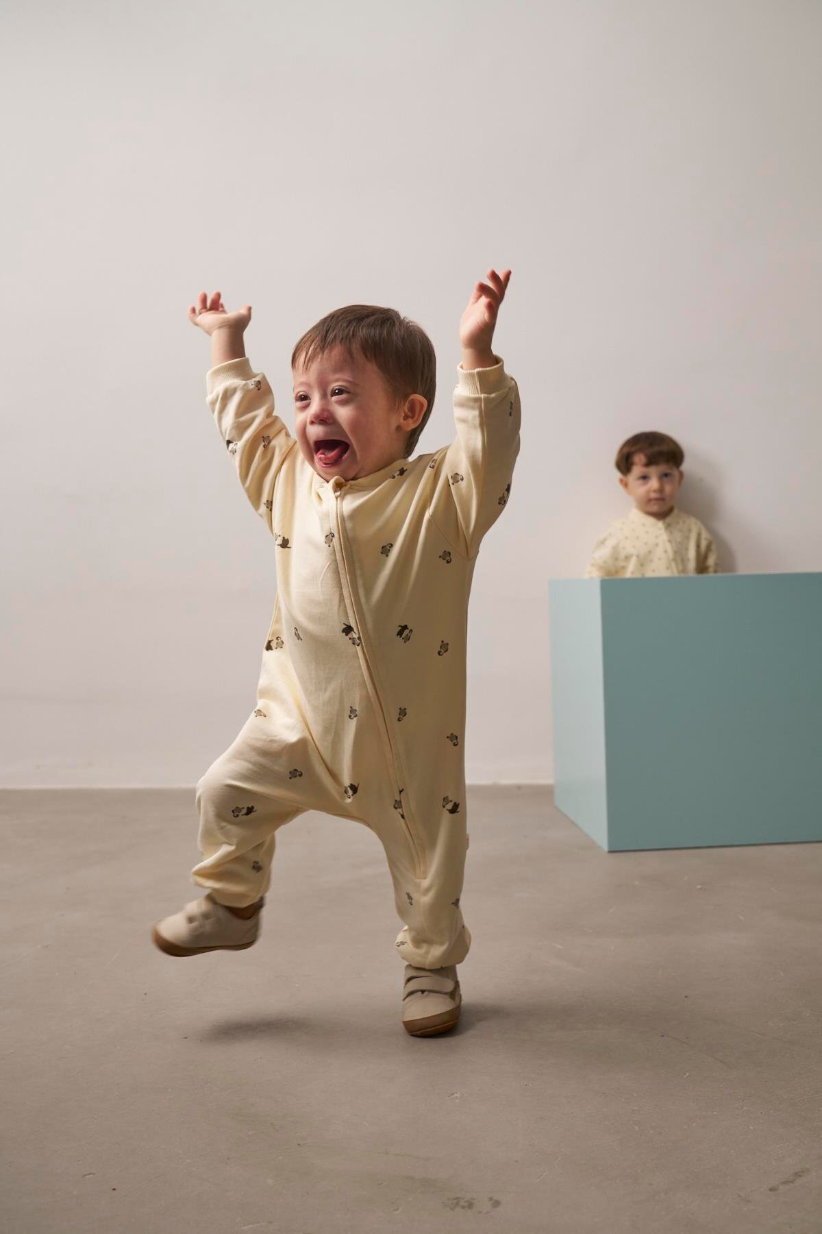 Oh La La Koala For Little Ones Little Penguin Fermuarlı Baby Tulum fotoğrafı 6 (önizleme)