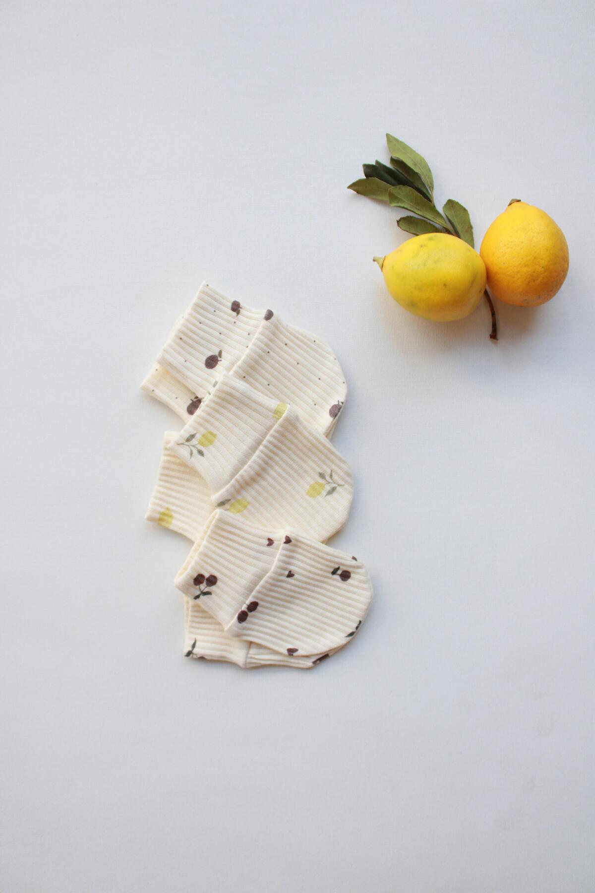 Oh La La Koala For Little Ones Mona Serisi 3lü Krem Rengi Yenidoğan Eldiven Set fotoğrafı 5 (önizleme)