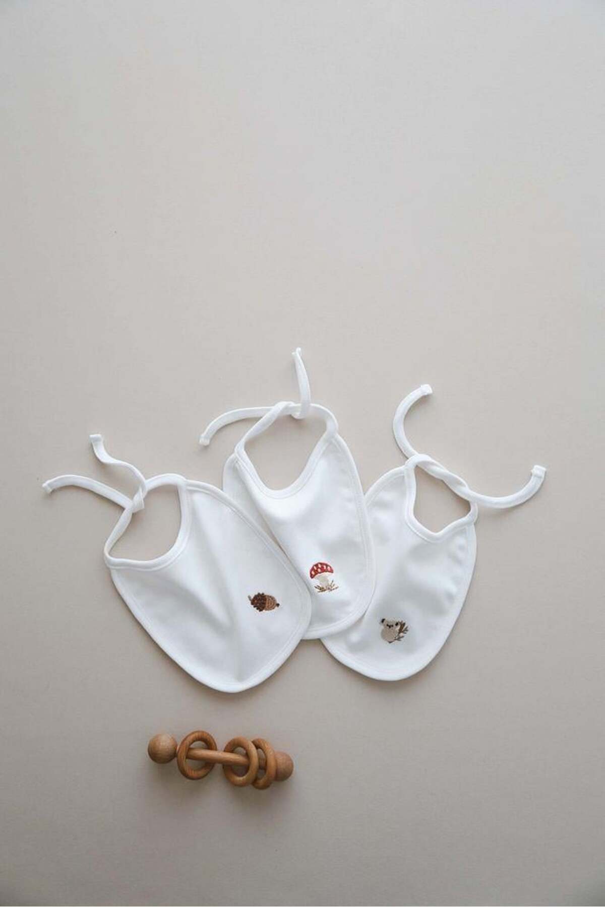 OhlalaKoala 3lü Biyeli Bebek Önlüğü 0-3 Ay Model 1 fotoğrafı 7 (önizleme)