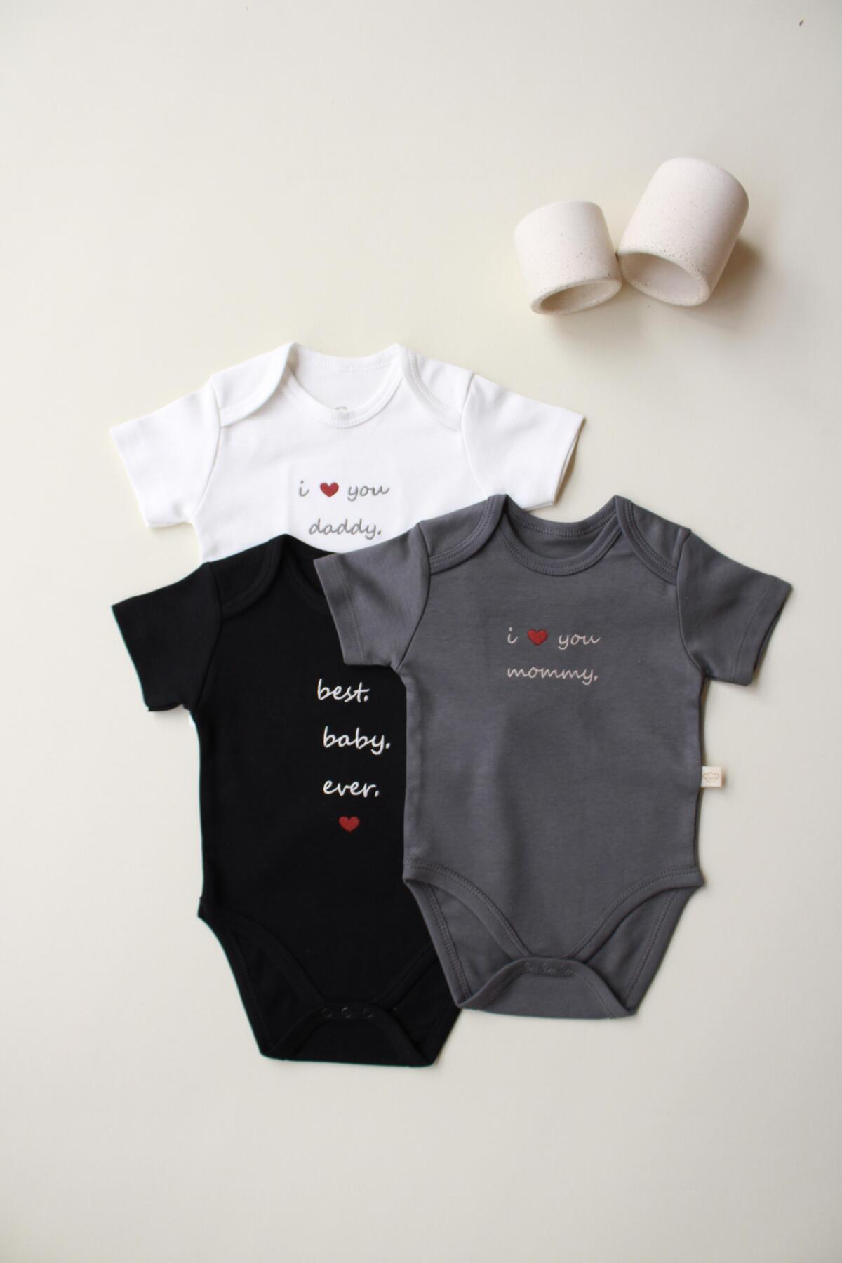 OhlalaKoala 3lü Nakışlı Kısa Kollu Çıt Çıtlı Body Zıbın Model 7 fotoğrafı 4 (önizleme)