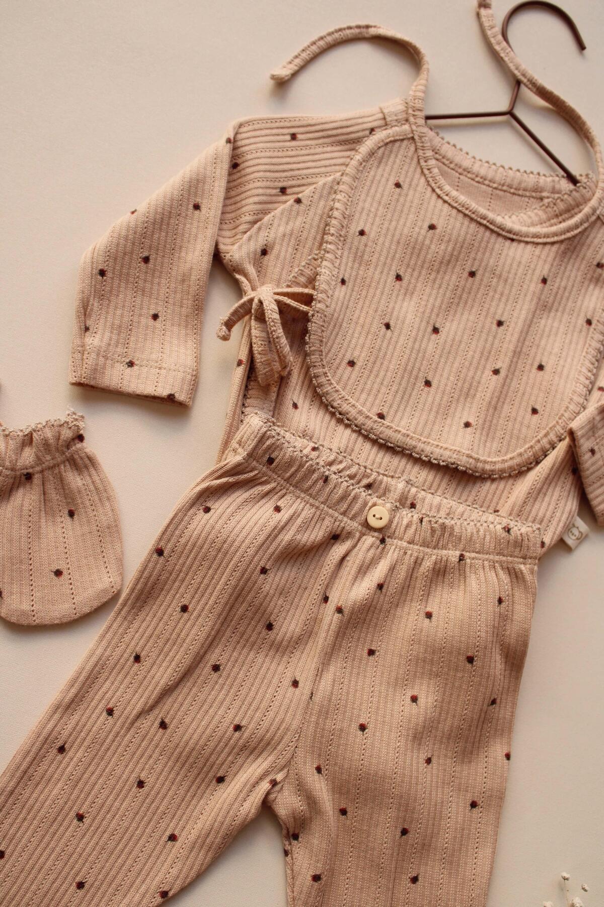 OhlalaKoala 5li Kruvaze Yenidoğan Set Çiçek Baskılı Model 5 (0-3 Ay) fotoğrafı 5 (önizleme)