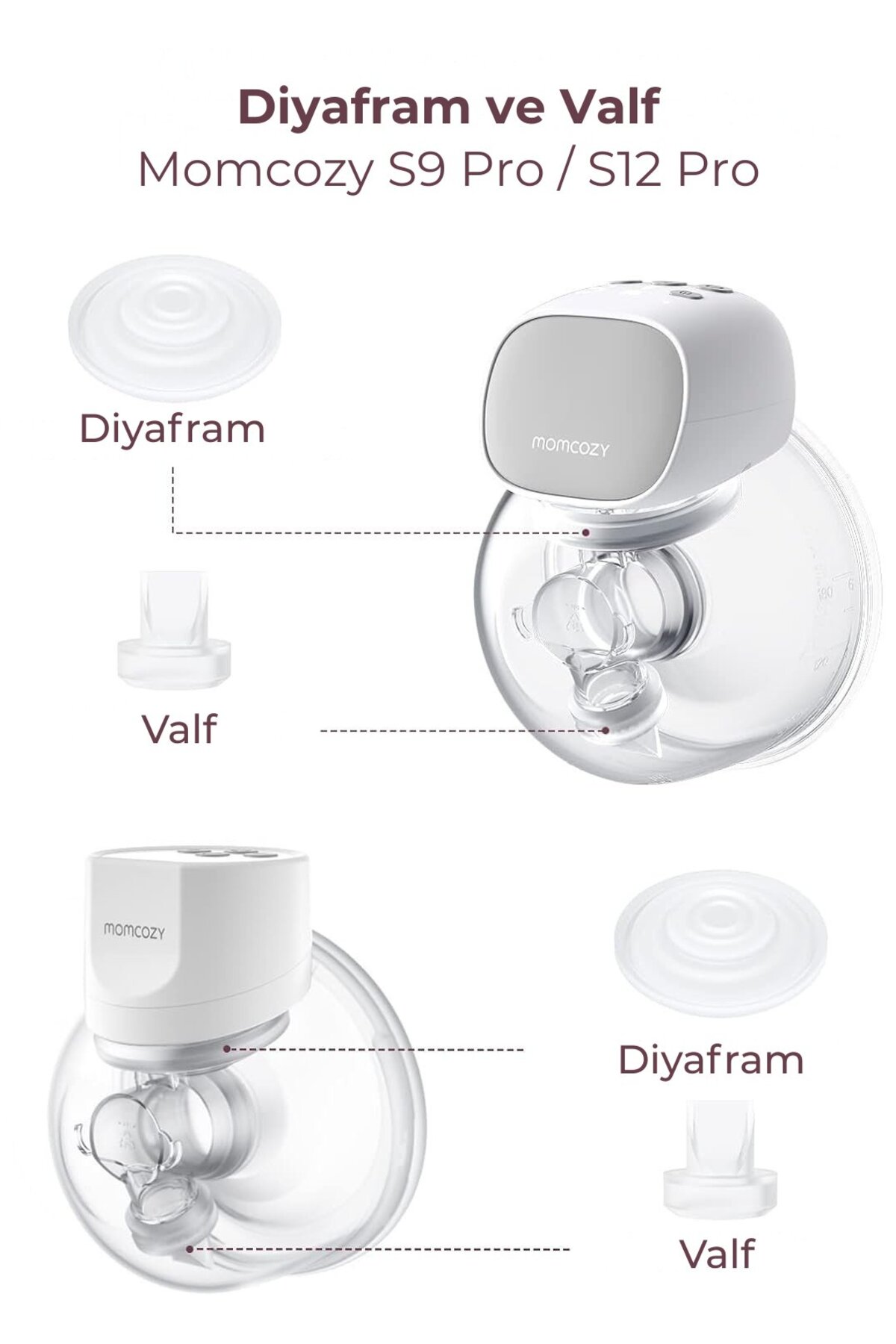 Momcozy Diyafram ve Valf ( S9 Pro ve S12 Pro ) fotoğrafı 7 (önizleme)