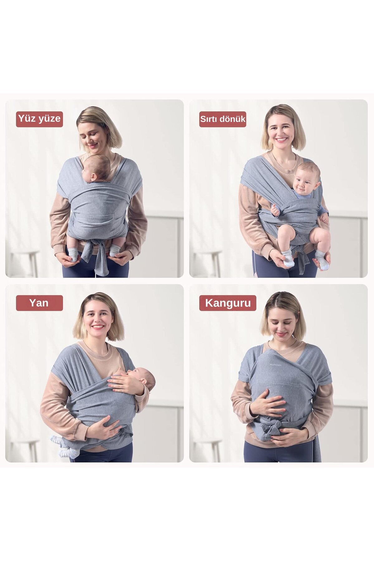 Momcozy Bebek Taşıma Örtüsü ( Sling ) fotoğrafı 6 (önizleme)