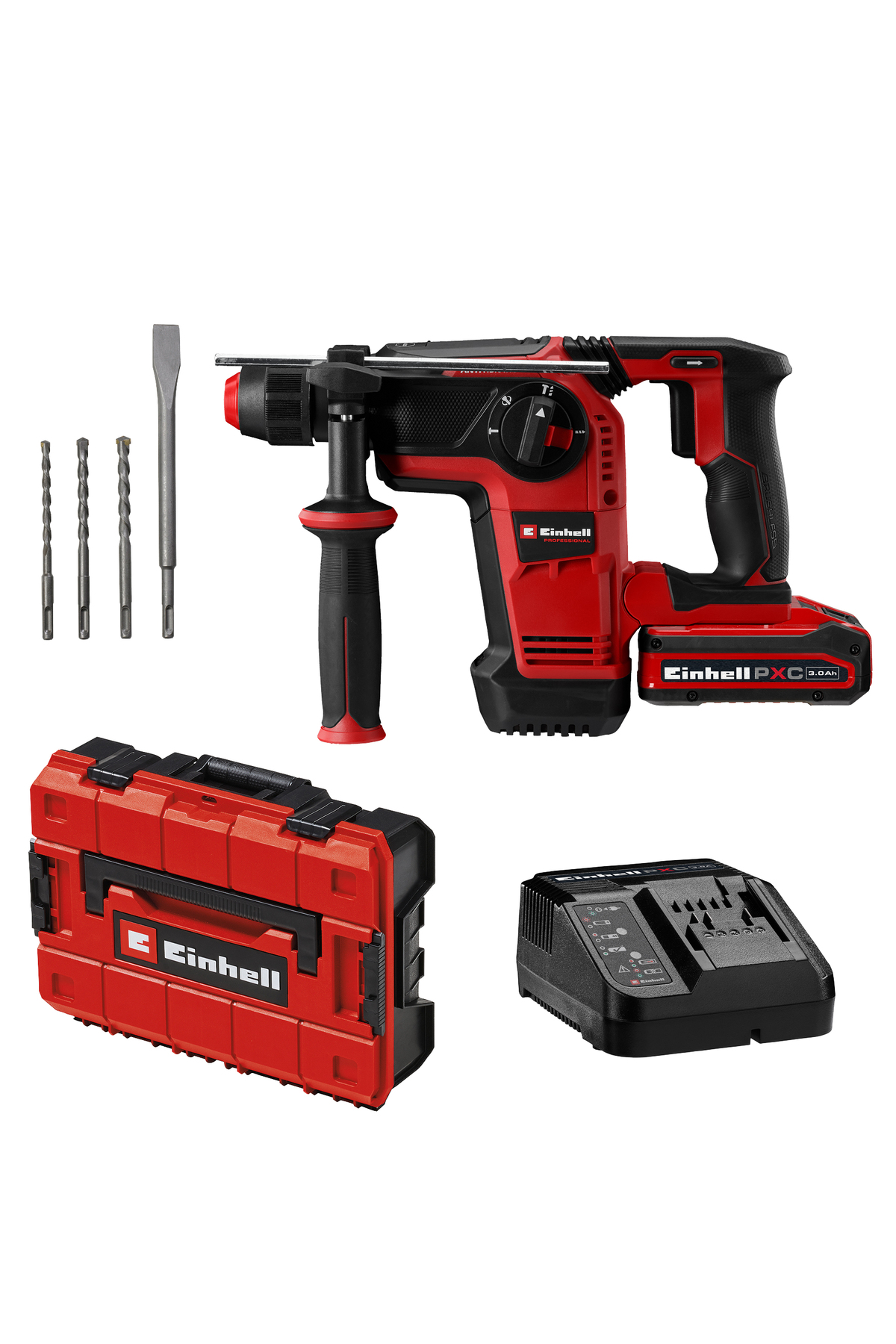 Einhell TP-HD 18/28 Li BL +4 (1x3,0 Ah+), Akülü Pnömatik Matkap