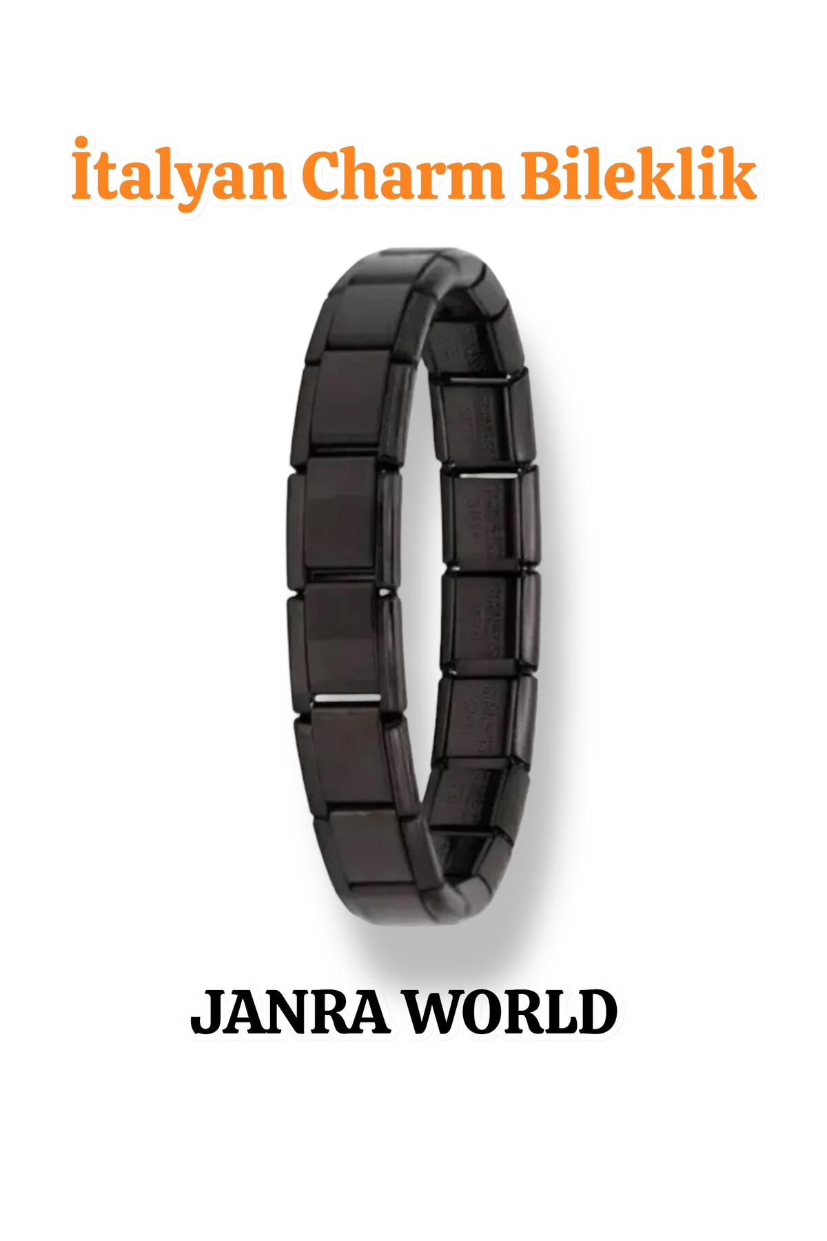 JANRA WORLD İtalyan Charm Bileklik – Paslanmaz Çelik, Her Bileğe Uygun