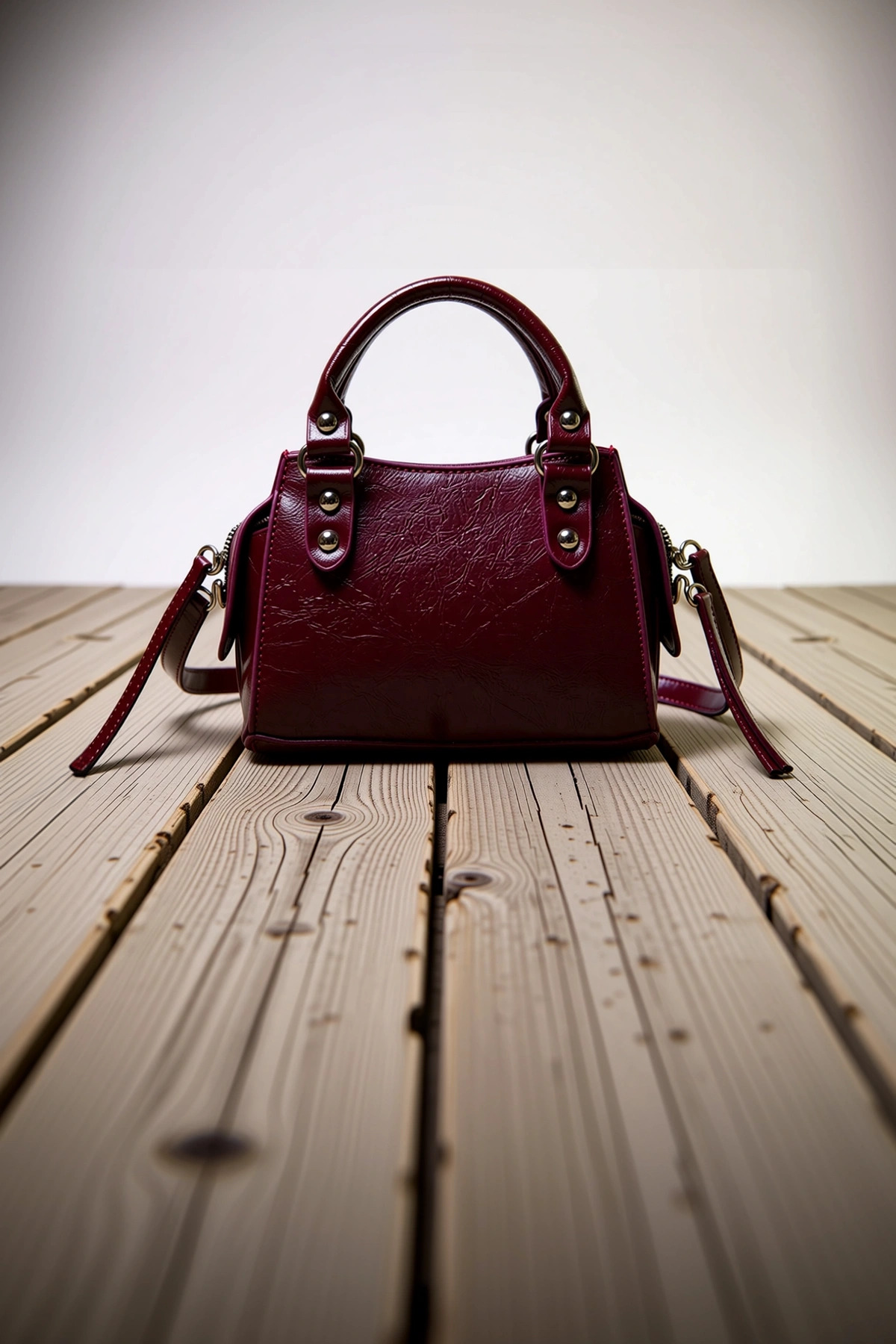Kadın Çapraz Askılı Mini Tote Çanta Düz Desen Günlük Kullanım Çok Fonksiyonlu Omuz Askılı