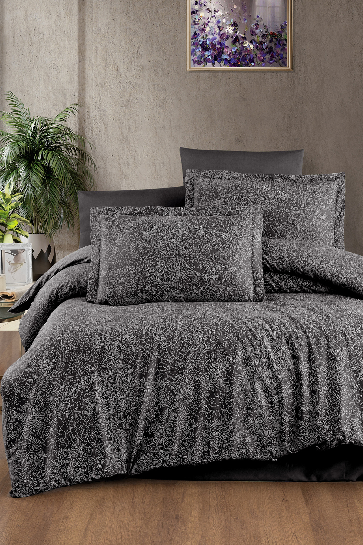 First Choice Neva %100 Pamuk Saten 200 TC (80 Tel) Çift Kişilik