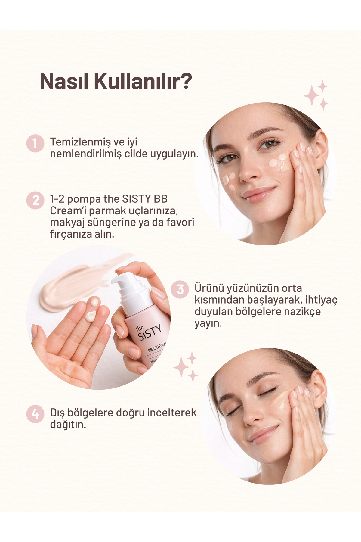 کرم BB روشن کننده با اثر فیلتری SPF50+، 55 میلی لیتر — بژ SST-BB-01 — تصویر 6 از 6