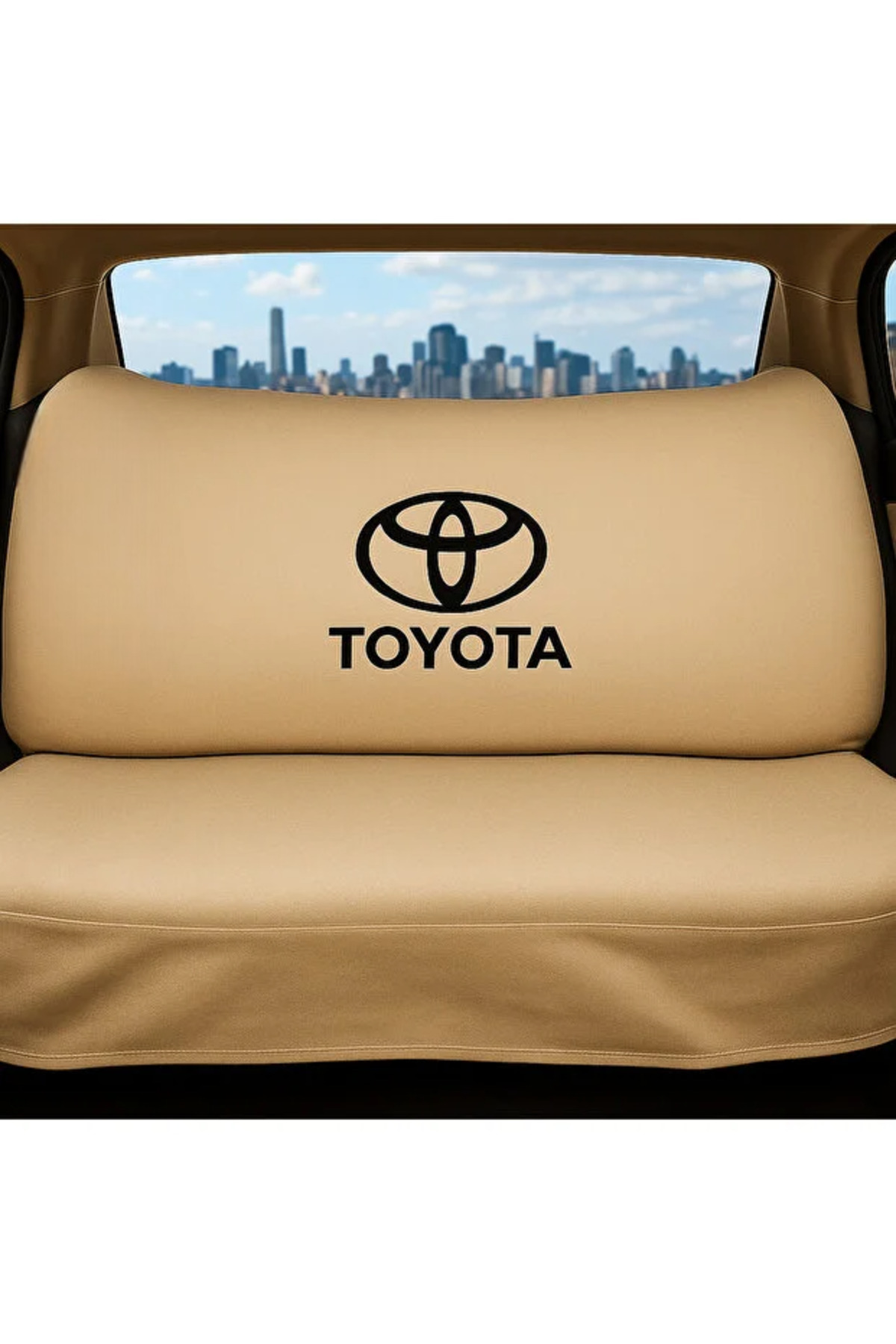 sekutuning Toyota Corolla Bej Araç Koltuk Kılıfı Koruyucu Penye Servis Kılıfı fotoğrafı 2 (önizleme)