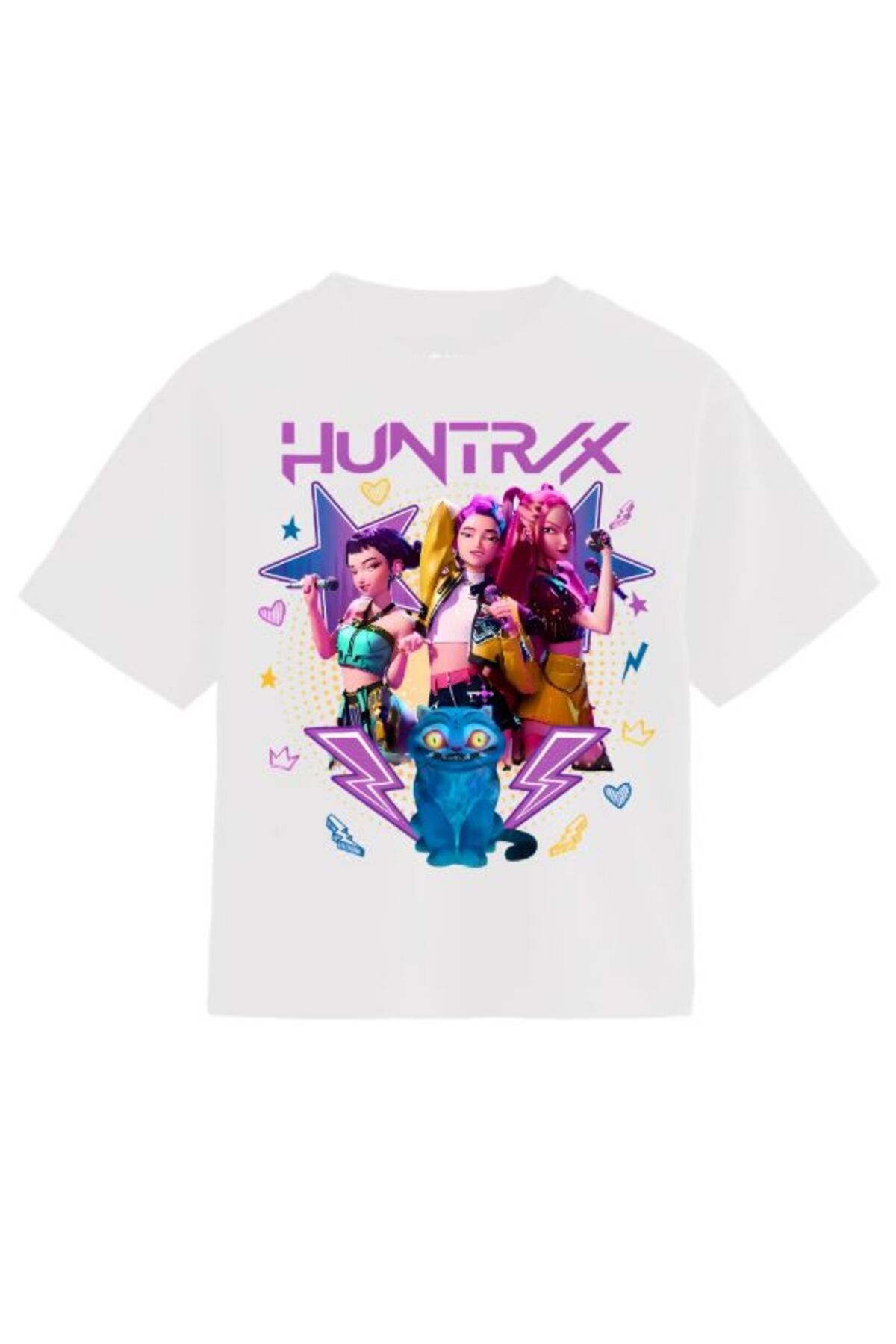 ROLY 100% βαμβακερό T-shirt, KPop Huntrix Demon Hunters