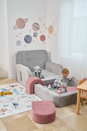 GOOD NİGHT Funbed Katlanır Çocuk Yatağı ve Oyun Alanı | Tamamen Sünger | Tek ...