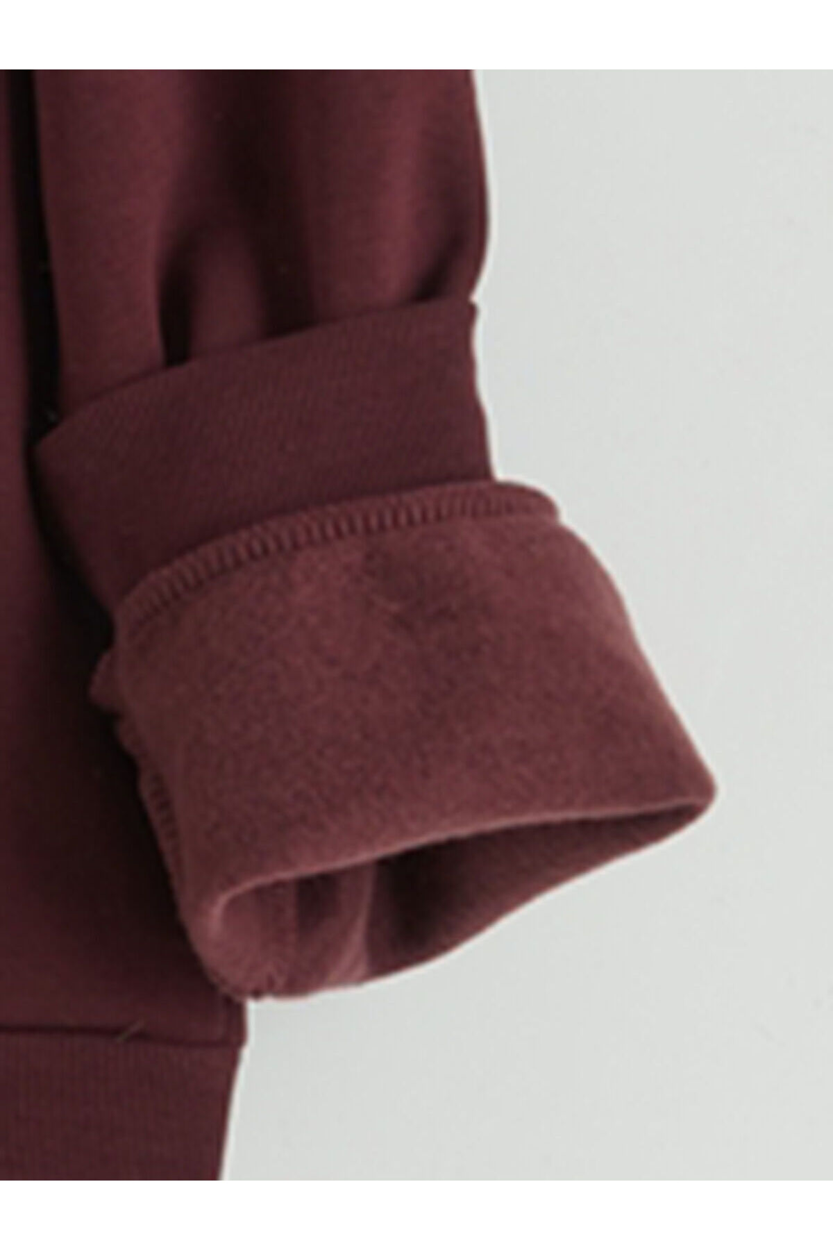 LC Waikiki Timeless Clothing & Zamansız Seçimler Sıfır Roba Yaka Baskılı Kız Çocuk Kalın Sweatshirt fotoğrafı 5 (önizleme)