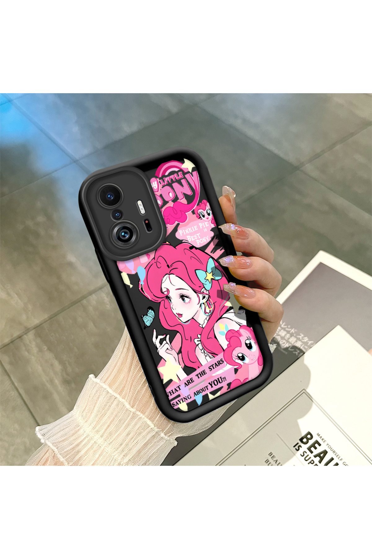 Mi 11T Pro/Mi 11T Compatible Silicone Material Shockproof Black Color Case My Little Pony