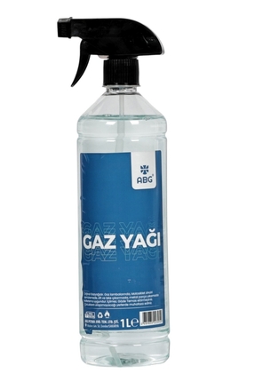Abg gaz yağı sprey şişe 1 Lt Zincir Temizleme, Zift Çıkarma, Leke Çıkarma