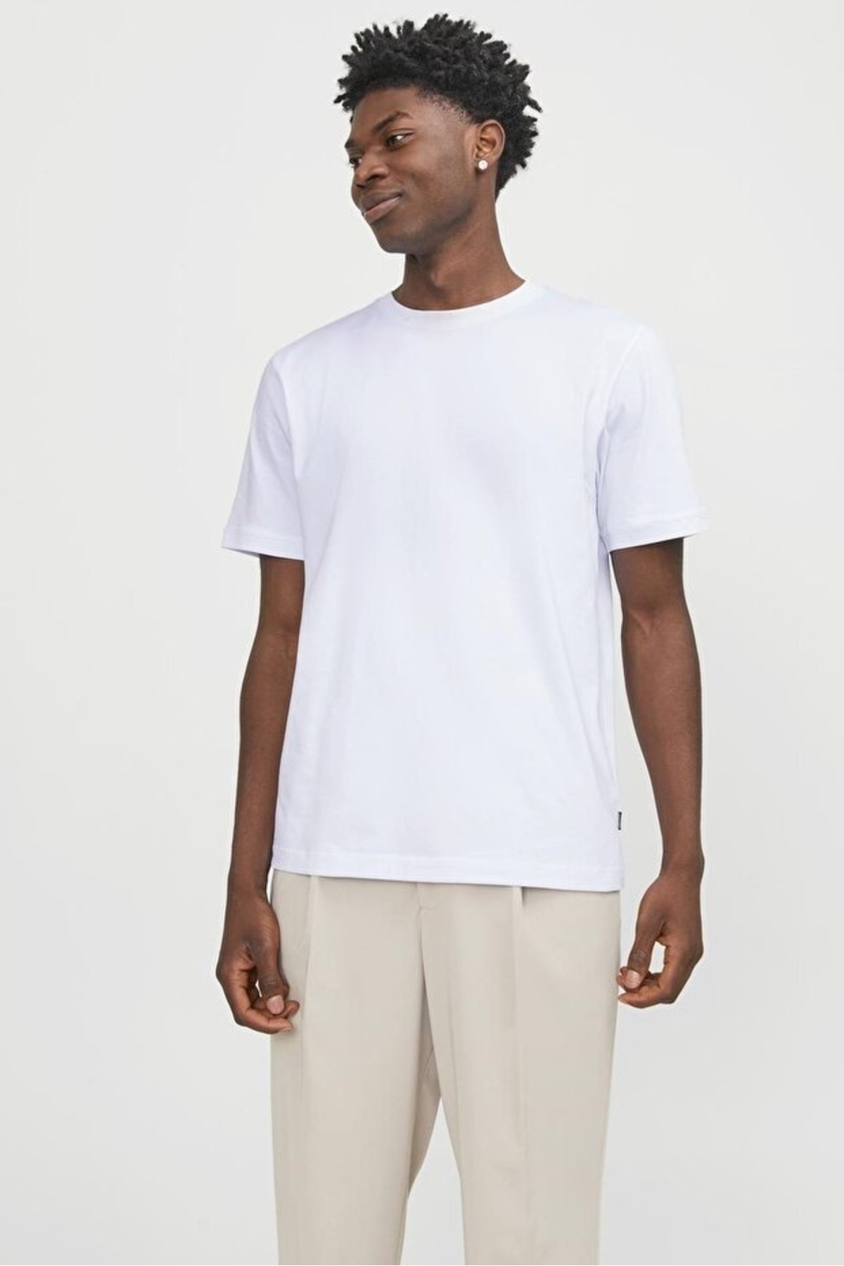 تی شرت مردانه Jjeurban Edge Tee Ss O-Neck Noos کد ۱۲۲۵۴۴۱۲ سفید جک اند جونز تی شرت Jack & Jones