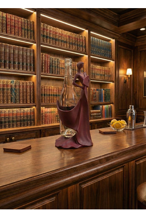 arkt Şişe Tutucu Dekoratif Flamenko Kadın