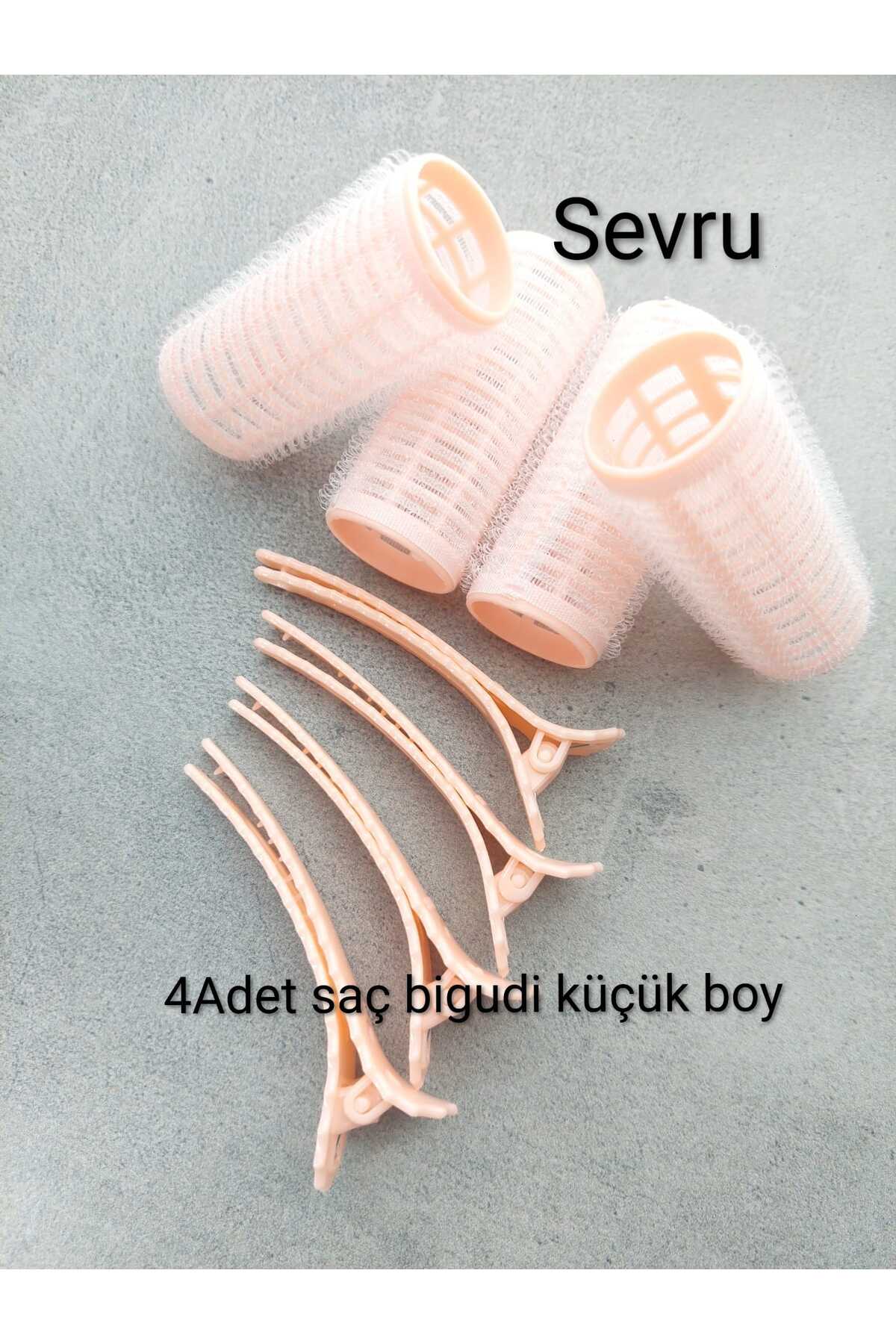 SEVRU Saç Bigudisi, Saç Pensli Bugidi, Küçük boy Klips 4ADET görsel 2