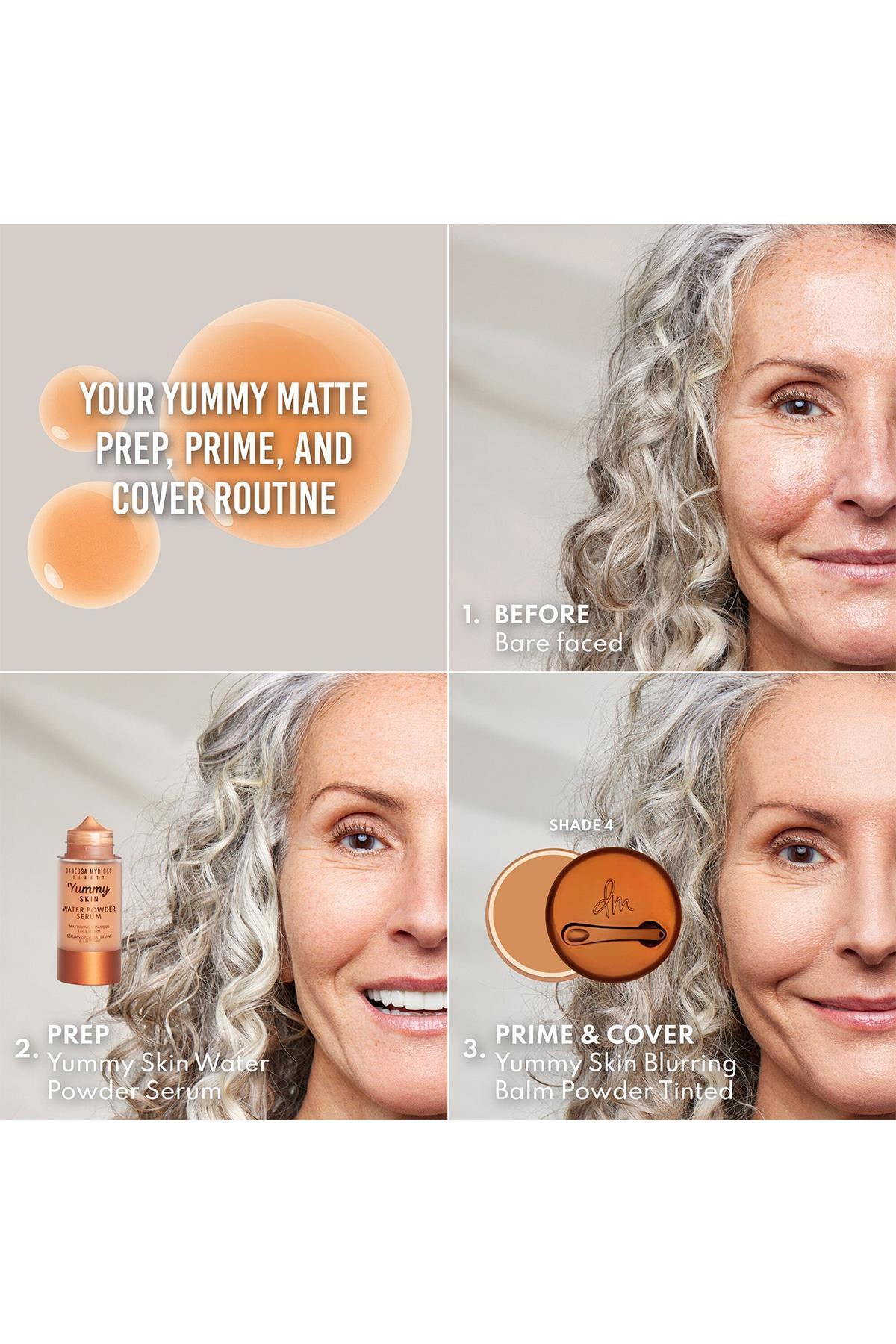 Yummy Skin Water Powder Serum Matlaştırıcı Makyaj Bazı 30ML — قهوه‌ای 810003365064 — تصویر 5 از 8