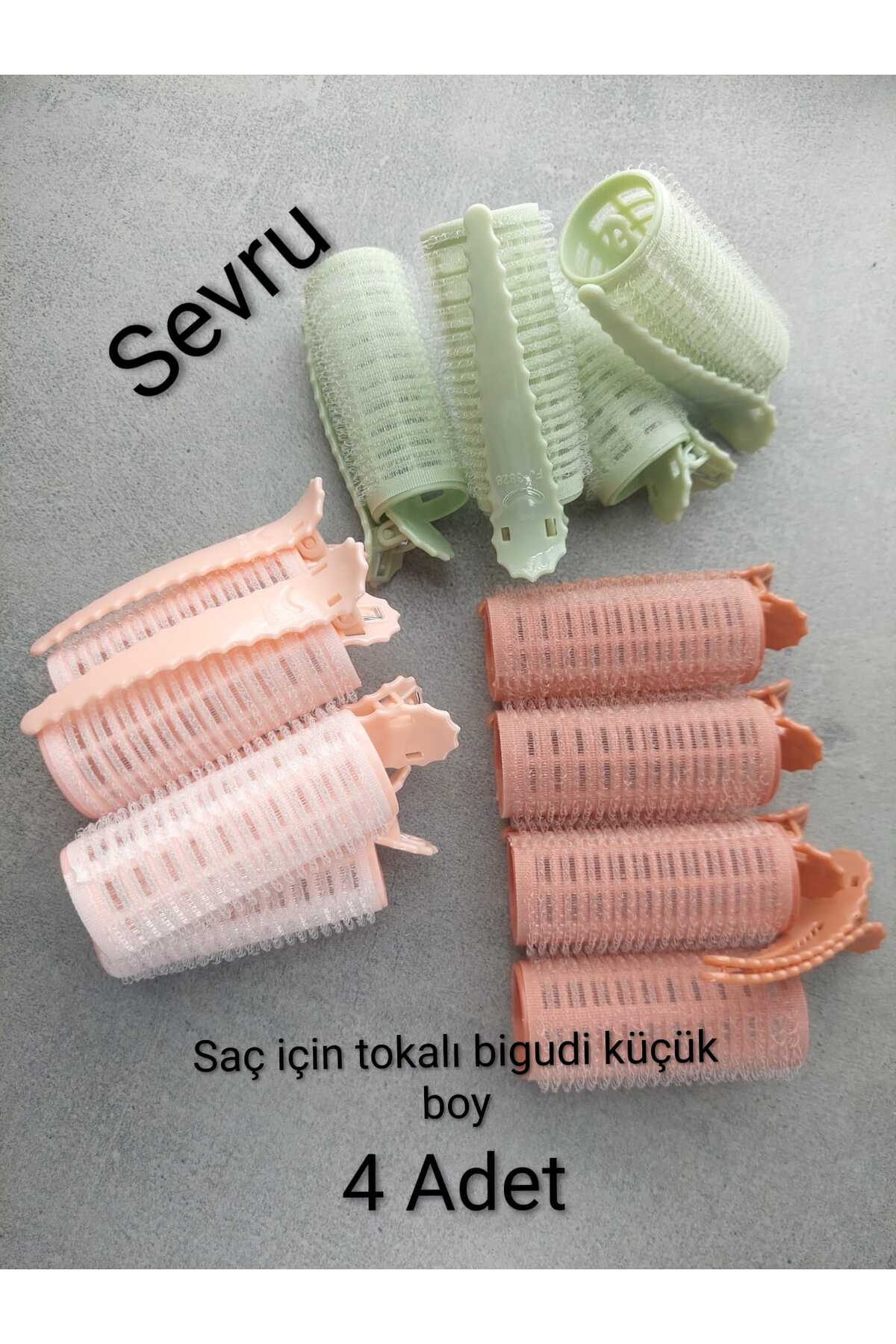 SEVRU Saç Bigudisi, Saç Pensli Bugidi, Küçük boy Klips 4ADET görsel 3