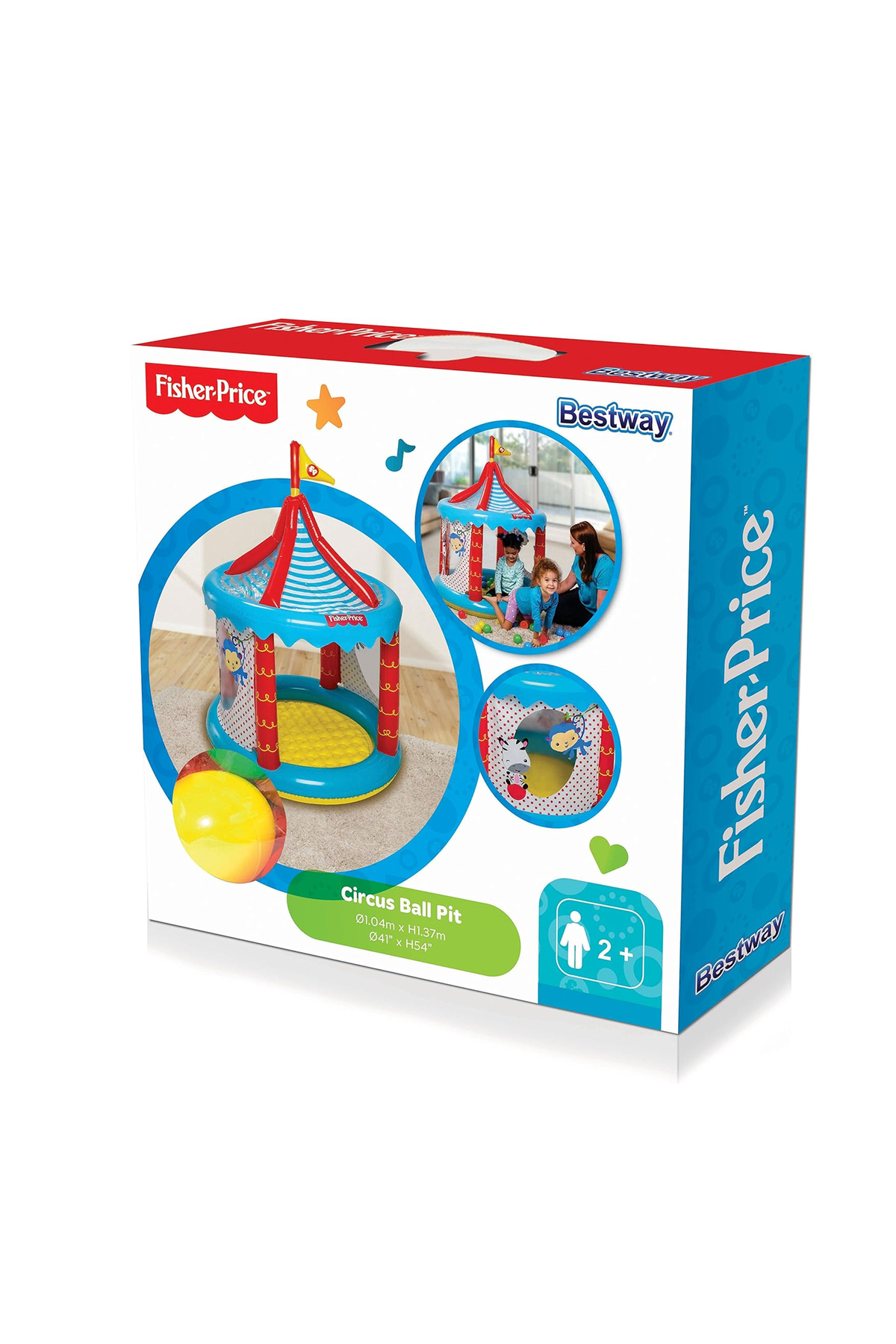 direkstoktan Sirk Şeklinde Şişme Çadır Şişme Tabanlı Oyun Evi / Inflatable Circus Play Tent for Kids fotoğrafı 4 (önizleme)