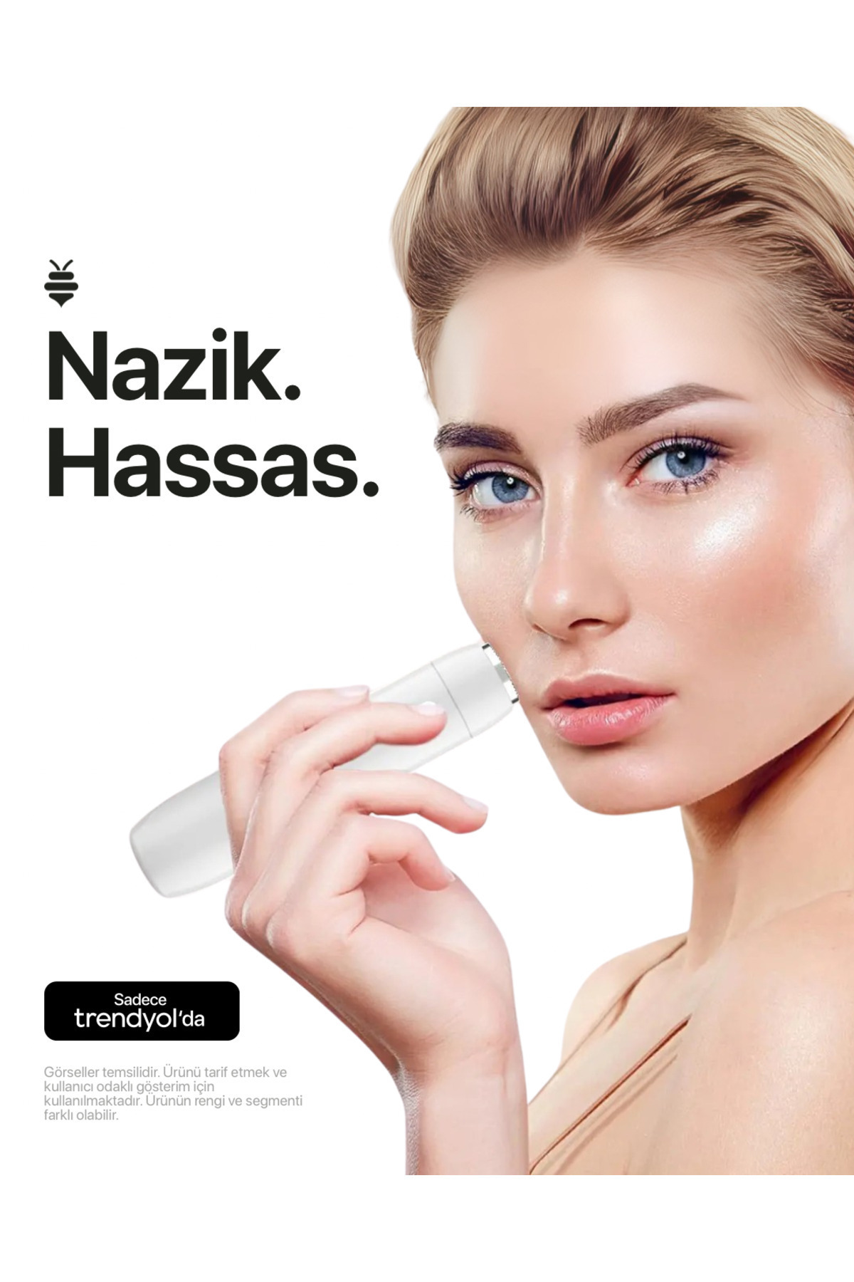  ابزار کوچک اصلاح مو و برس تمیزکننده، بی‌سیم، سایز مسافرتی — 886429952  — تصویر 2 از 2