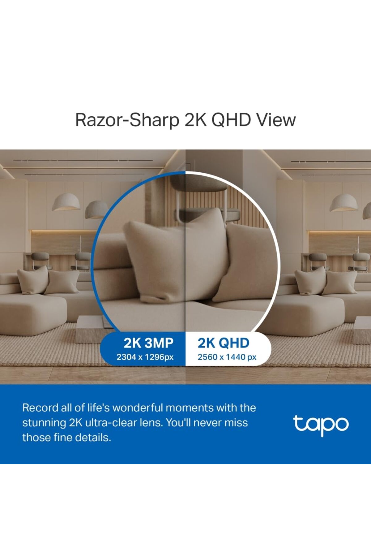 Hype Store TP-Link C220, 2K 4MP, Yapay Zeka Desteği, Hareket Tespit ve Takibi, 360°, 9m Gece Görüşü, Çift Yönlü fotoğrafı 3 (önizleme)