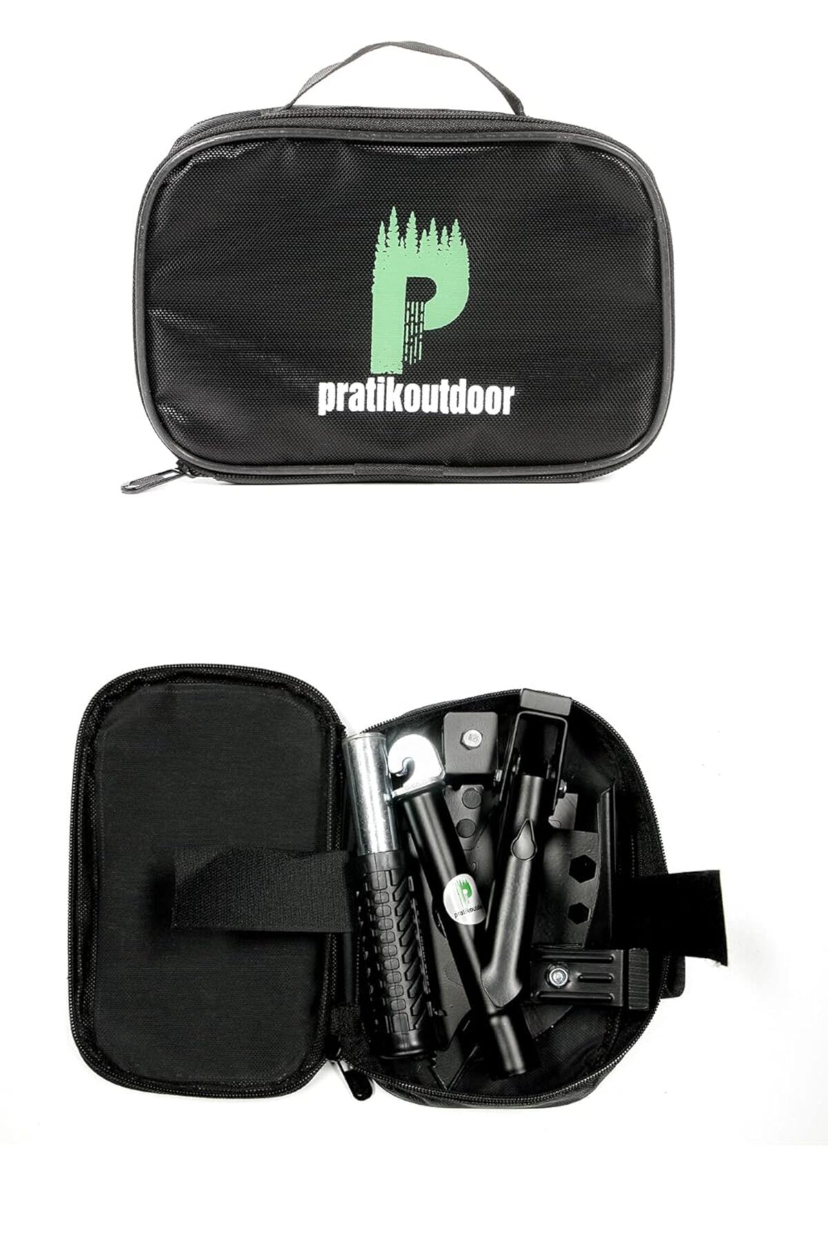 E&D Collection Multitool Katlanır Kürek, Balta, Bıçak, Testere, Çekiç, Çapa Seti fotoğrafı 3 (önizleme)