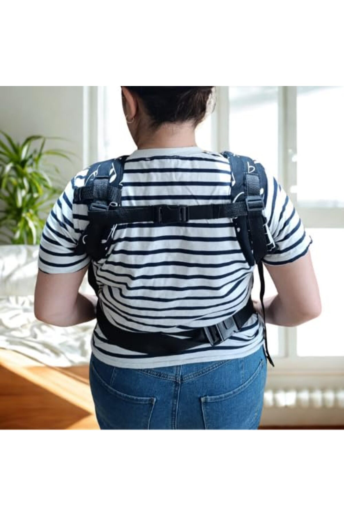 E&D Collection Ergonomik Kanguru Bebek Kangurusu (SİYAH) fotoğrafı 3 (önizleme)