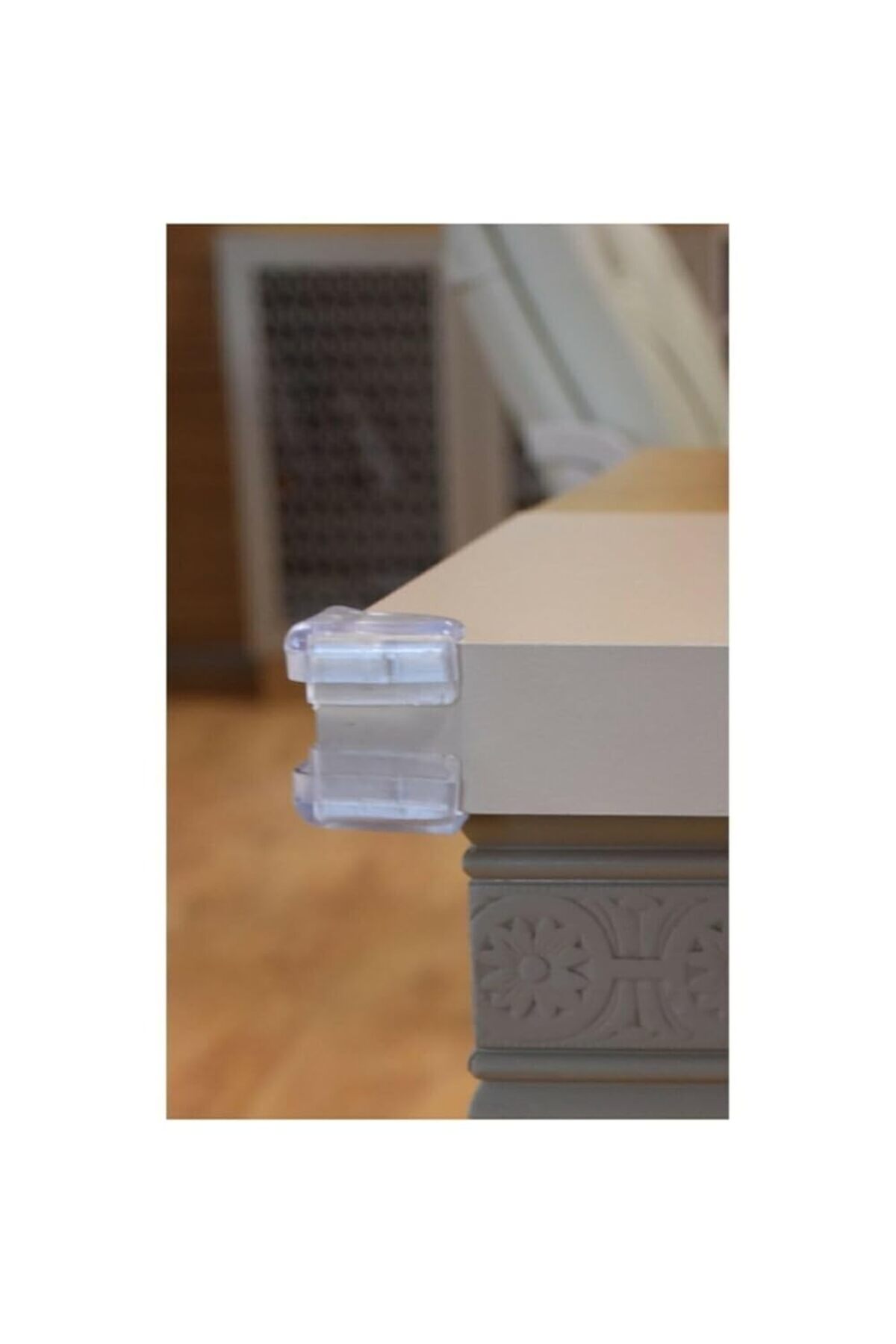 E&D Collection Silikon Masa Bebek Köşe Kenar Koruyucu Bant Çocuklar Için Sehpa Sivri Keskin Köşeden Güvenlik Emniye fotoğrafı 3 (önizleme)